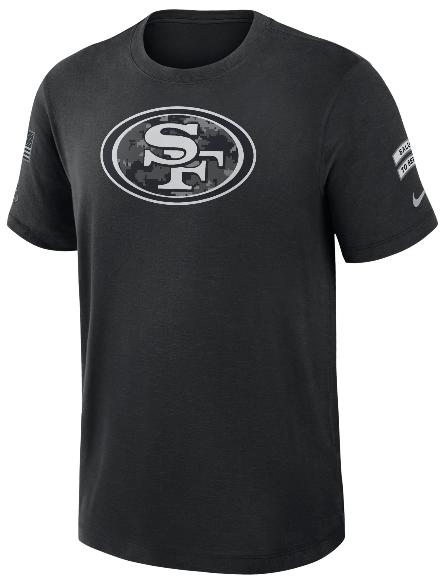 Nike Men's San Francisco 49ers Salute To Service 2026 Slub T-Shirt