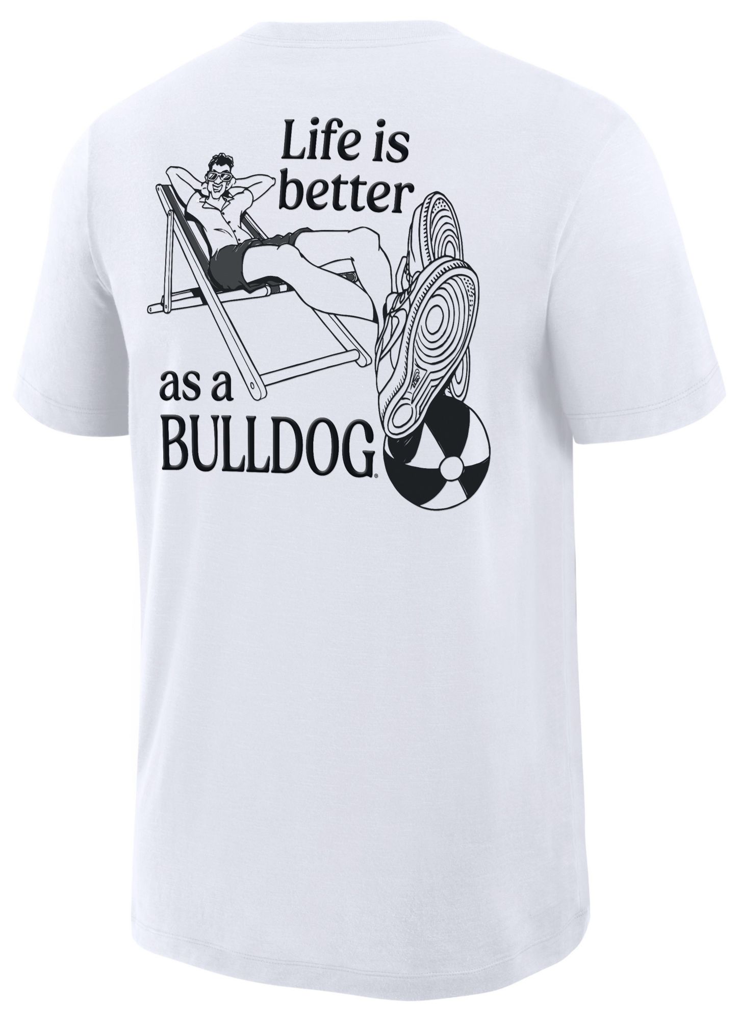 Nike Men's Georgia Bulldogs White Local Mascot Slub T-Shirt product image