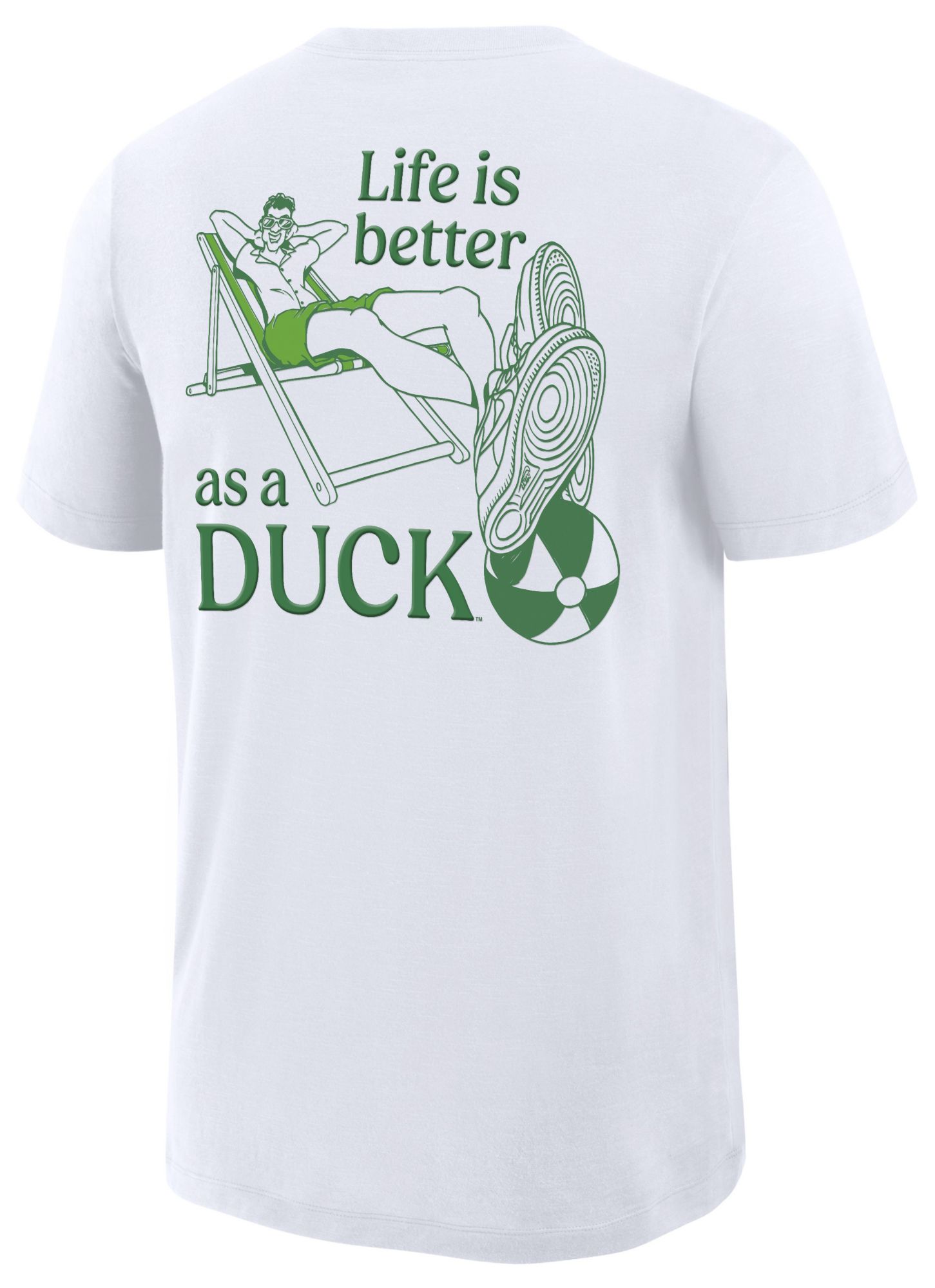 Nike Men's Oregon Ducks White Local Mascot Slub T-Shirt product image