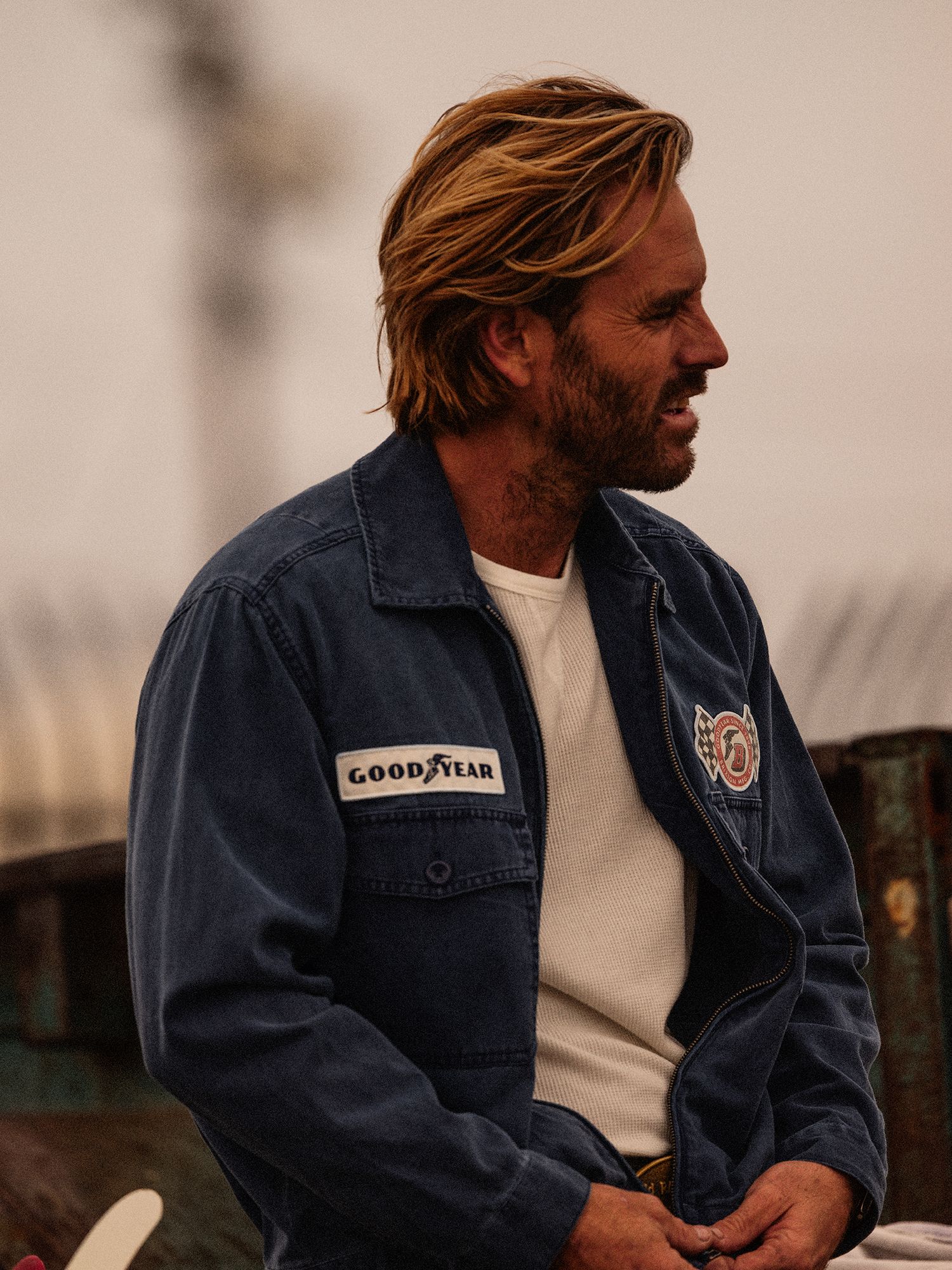 BRIXTON Men's Goodyear Trademark Lightweight Jacket product image