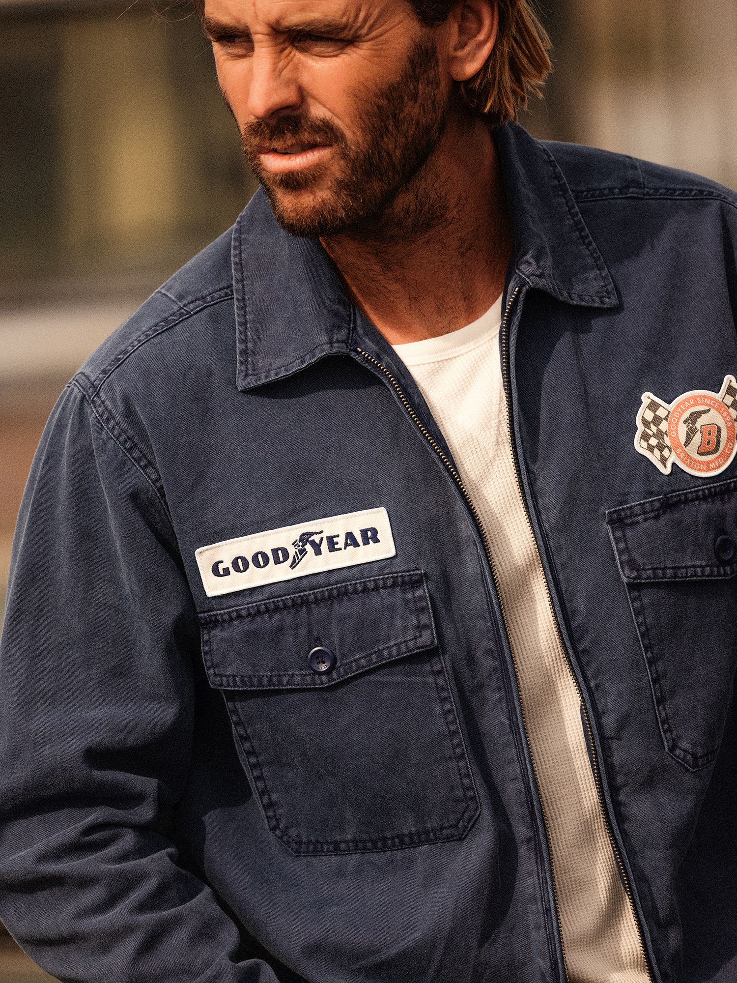 BRIXTON Men's Goodyear Trademark Lightweight Jacket product image
