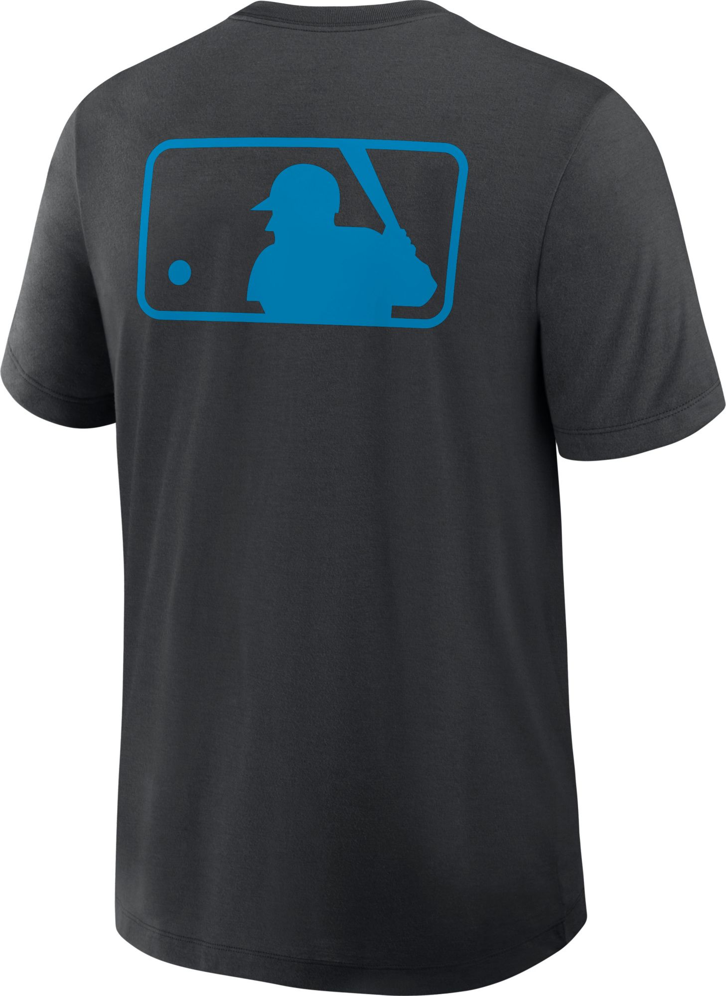 Nike Men's Miami Marlins Black Authentic Collection Tri Blend T-Shirt product image