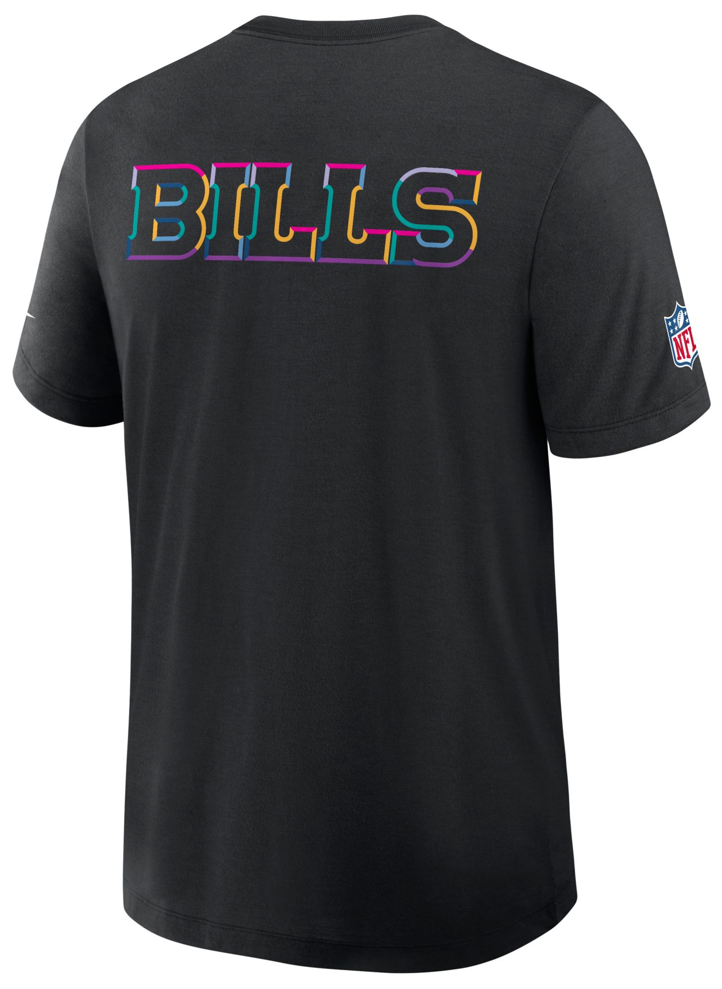 Nike Men's Buffalo Bills Crucial Catch Black Triblend Dri-FIT T-Shirt product image