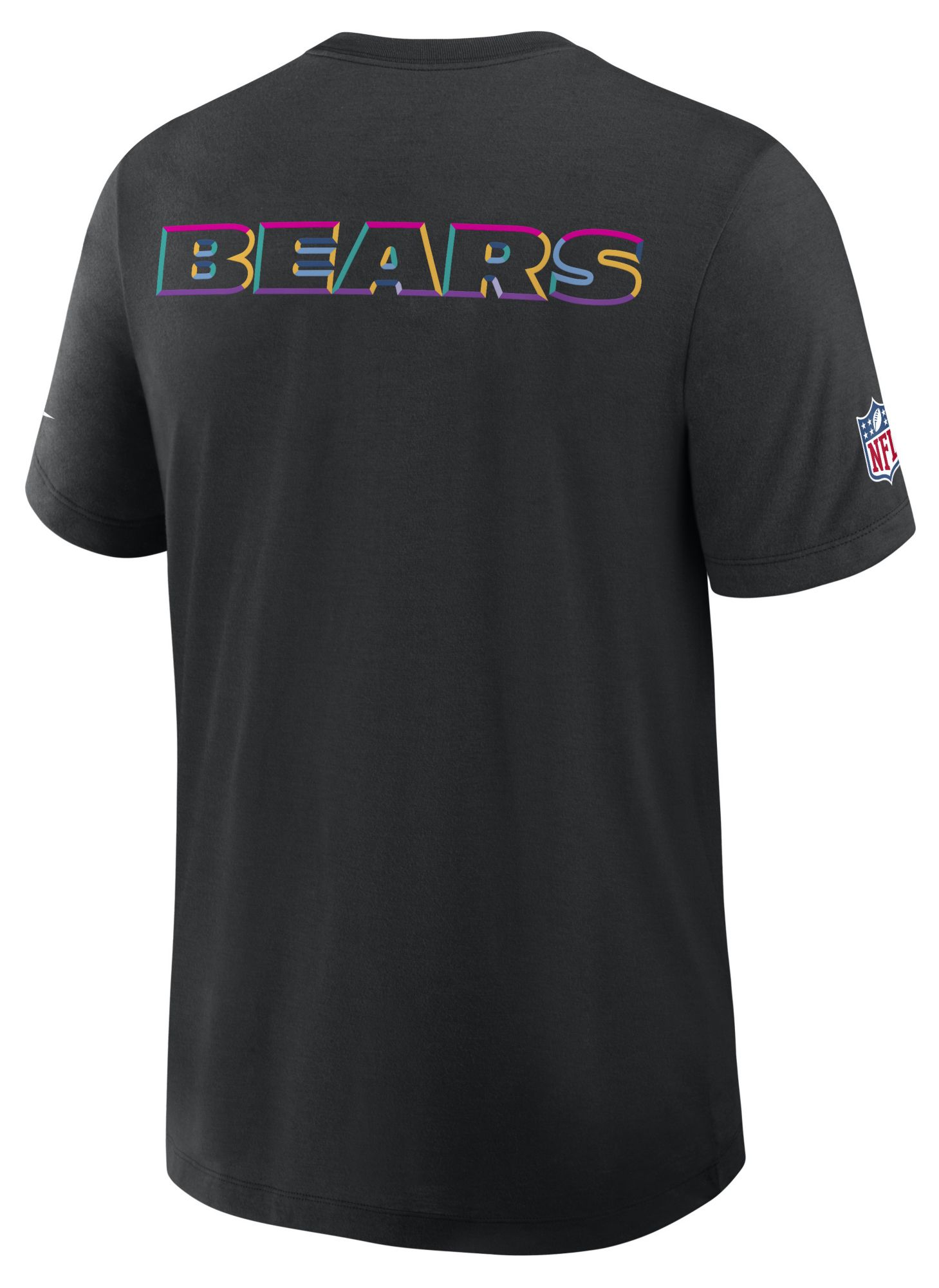 Nike Men's Chicago Bears Crucial Catch Black Triblend Dri-FIT T-Shirt product image