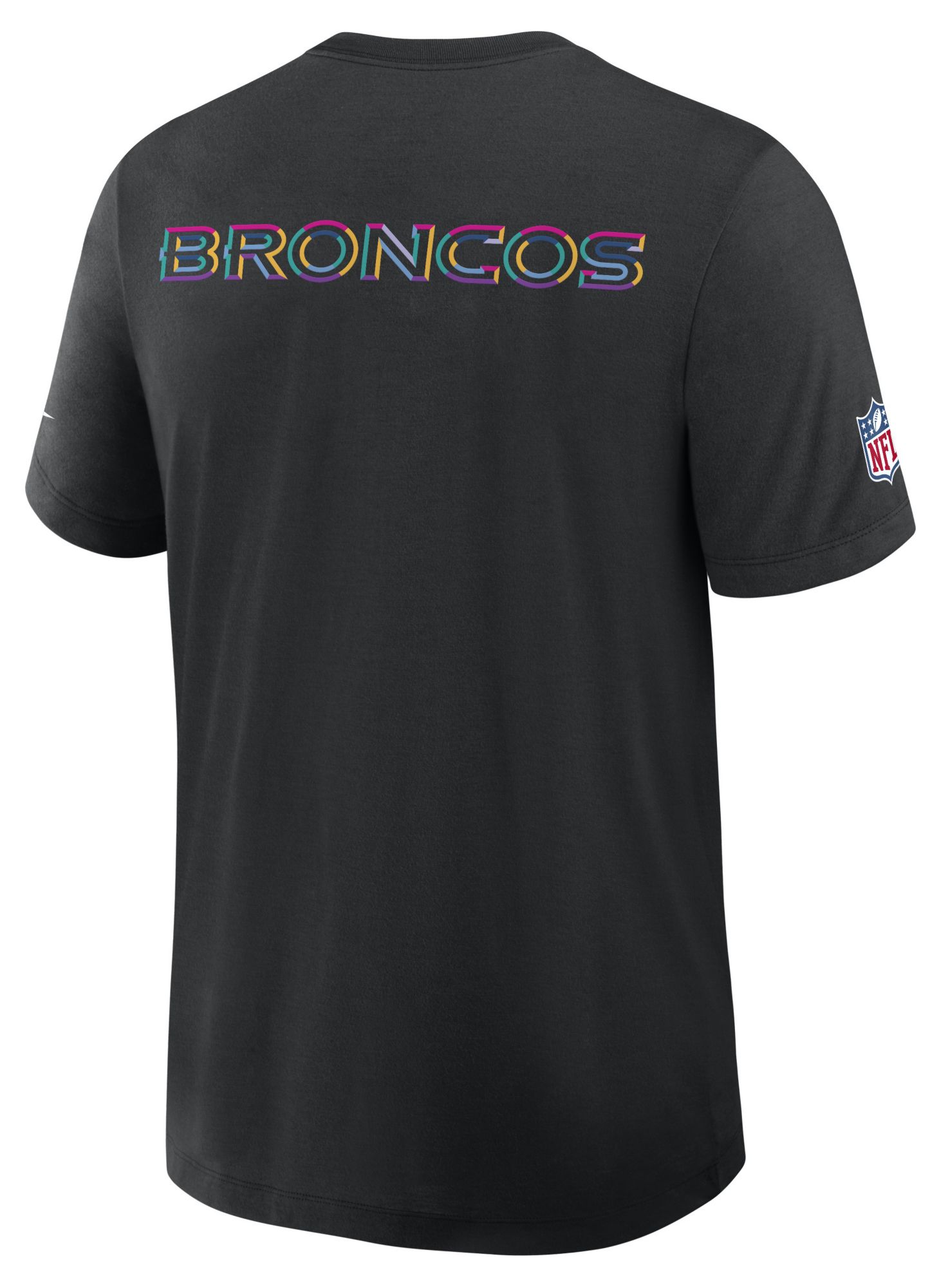 Nike Men's Denver Broncos Crucial Catch Black Triblend Dri-FIT T-Shirt product image