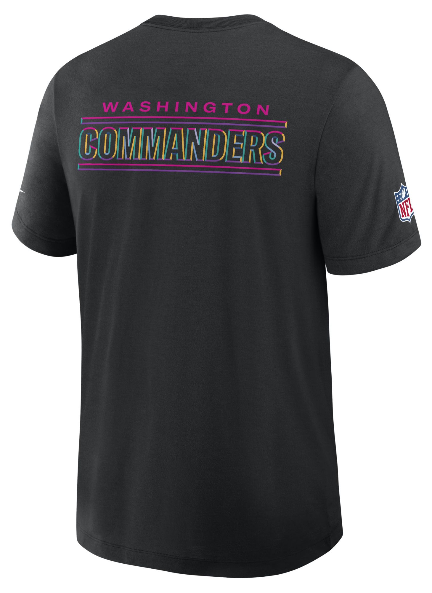Nike Men's Washington Commanders Crucial Catch Black Triblend Dri-FIT T-Shirt product image