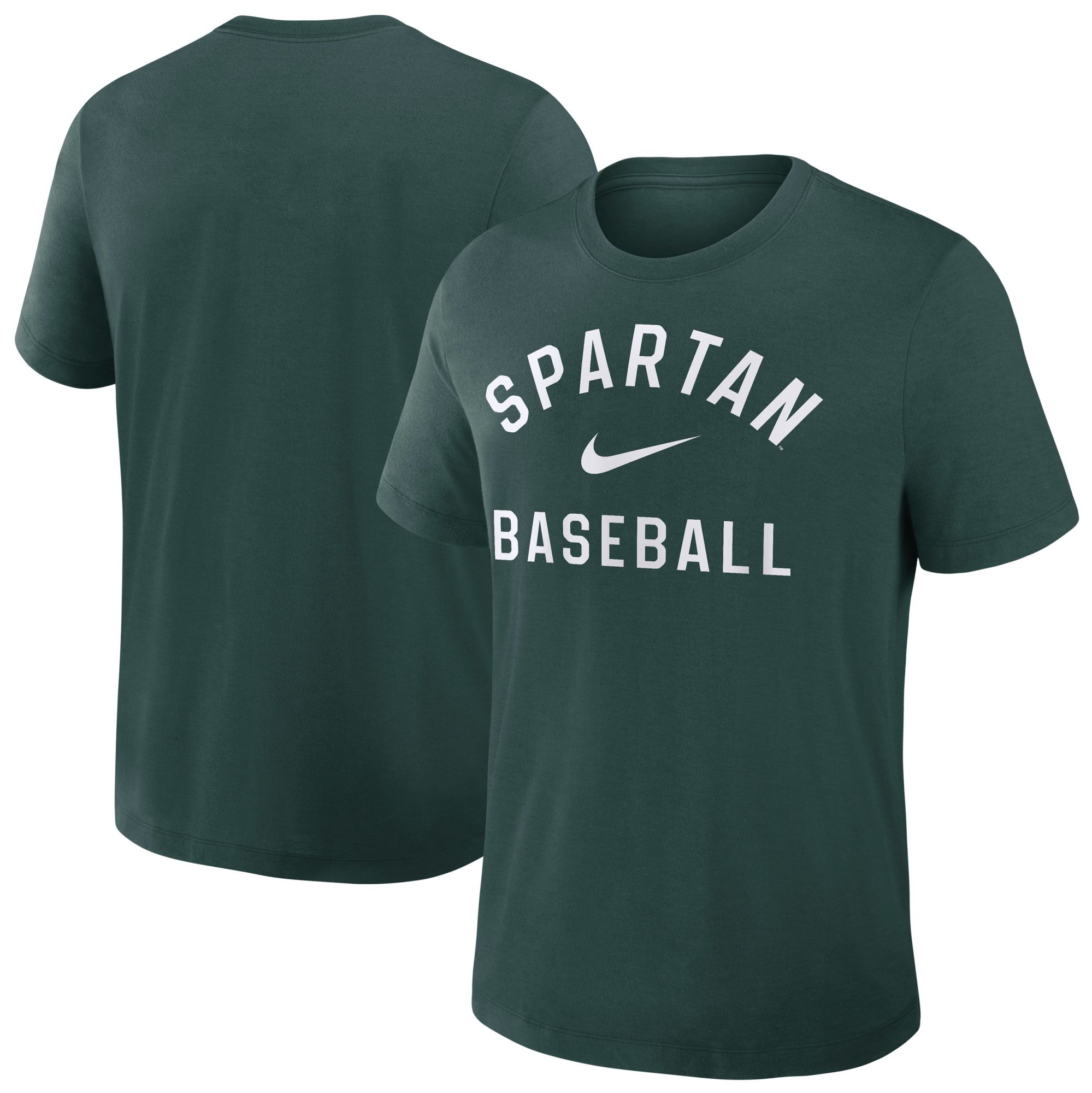 Nike Men's Michigan State Spartans Pro Green Early Work Dugout T-Shirt product image