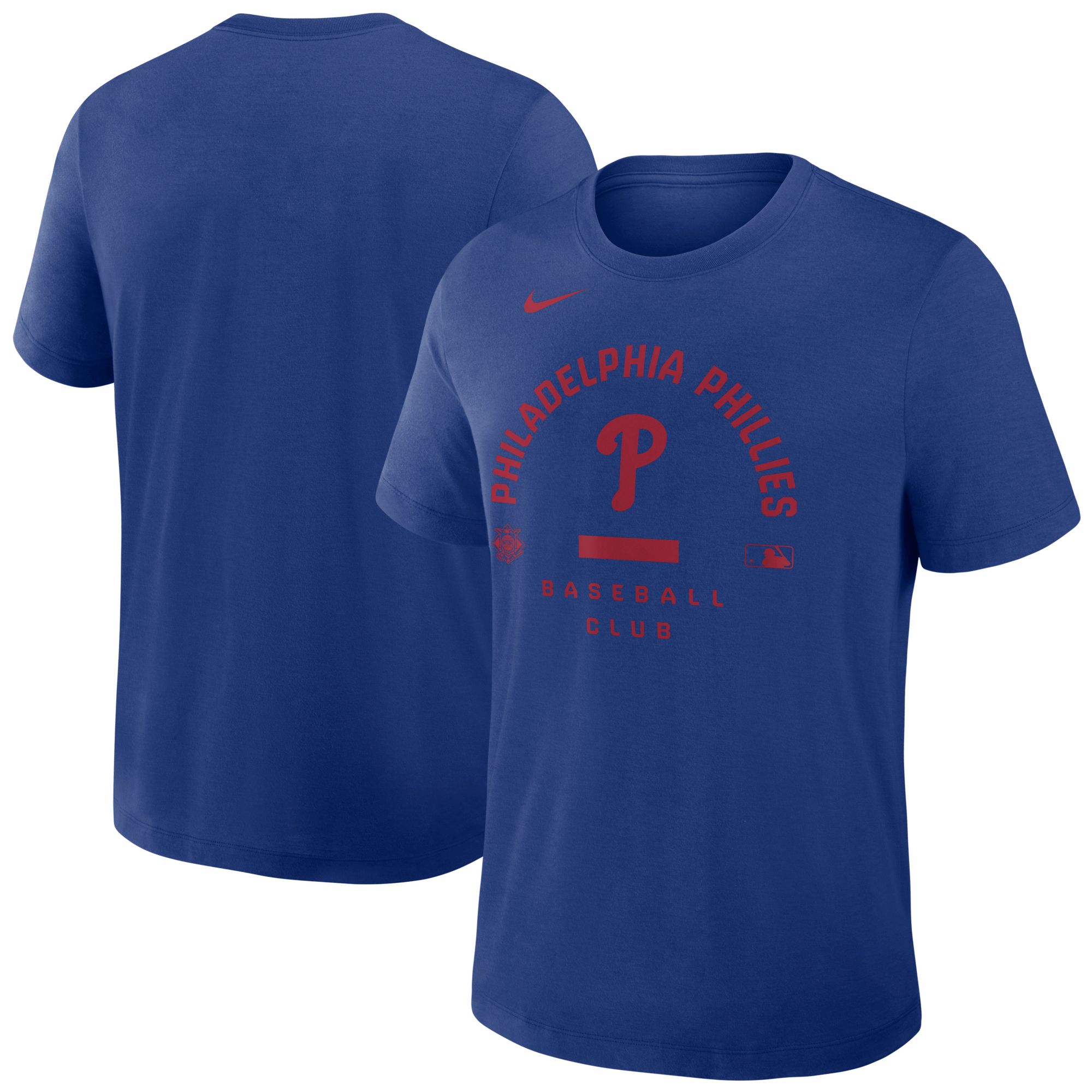 Nike Men's Philadelphia Phillies Blue Authentic Collection Early Work T-Shirt product image