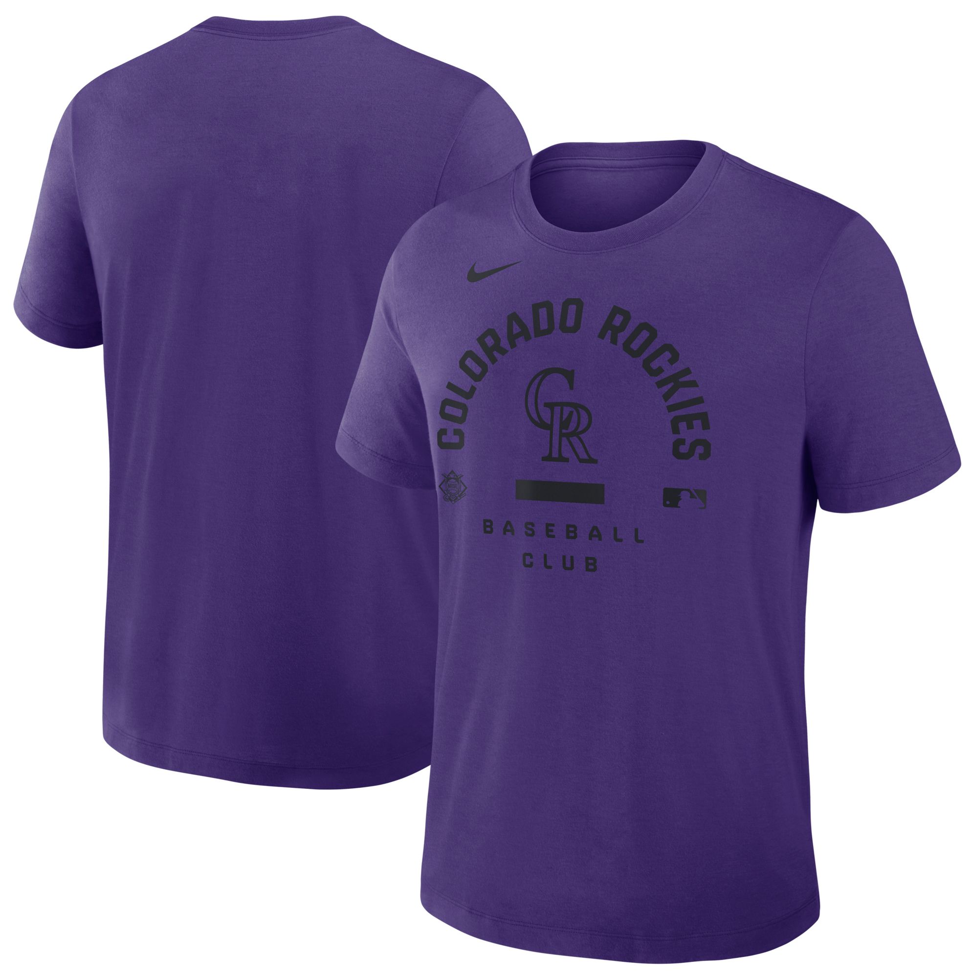 Nike Men's Colorado Rockies Purple Authentic Collection Early Work T-Shirt product image