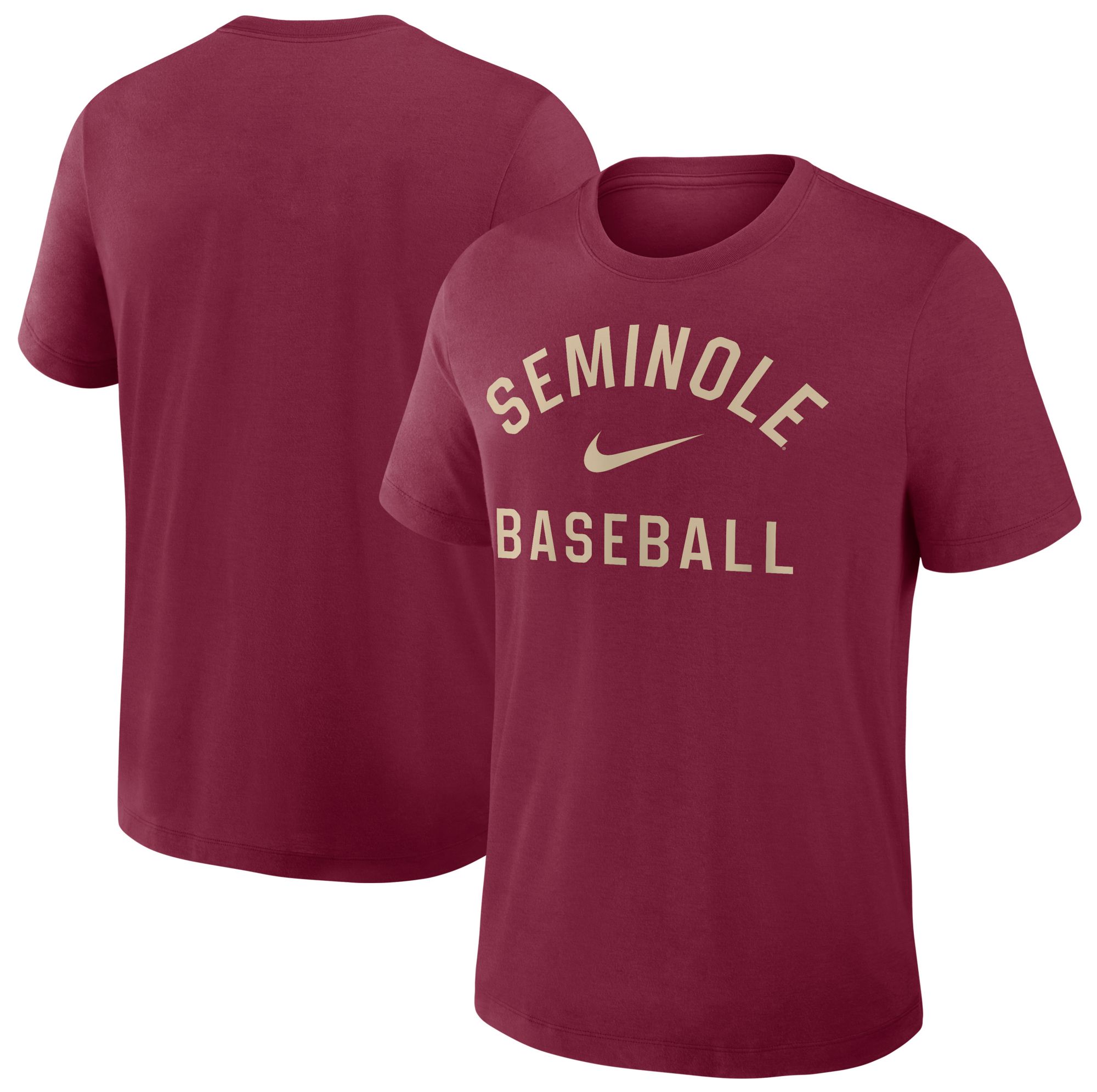 Nike Men's Florida State Seminoles Team Maroon Early Work Dugout T-Shirt product image