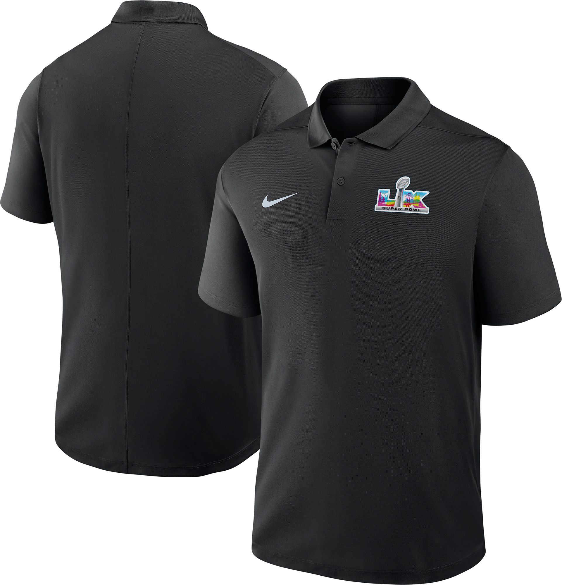 Nike Men's 2025-26 Super Bowl LX Black Dri-FIT Victory Polo product image