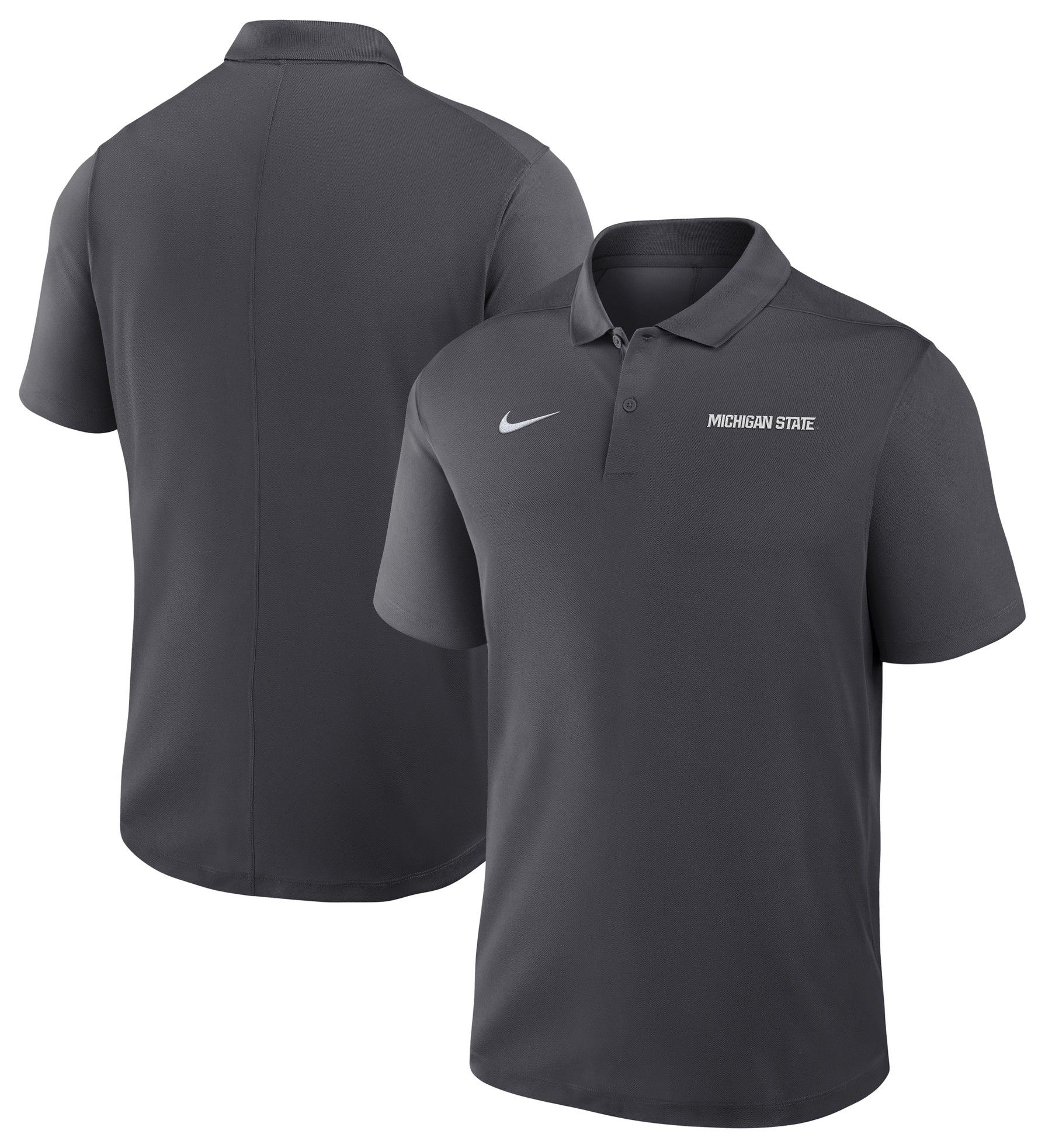 Nike Men's Michigan State Spartans Anthracite Dri-FIT Victory Polo product image