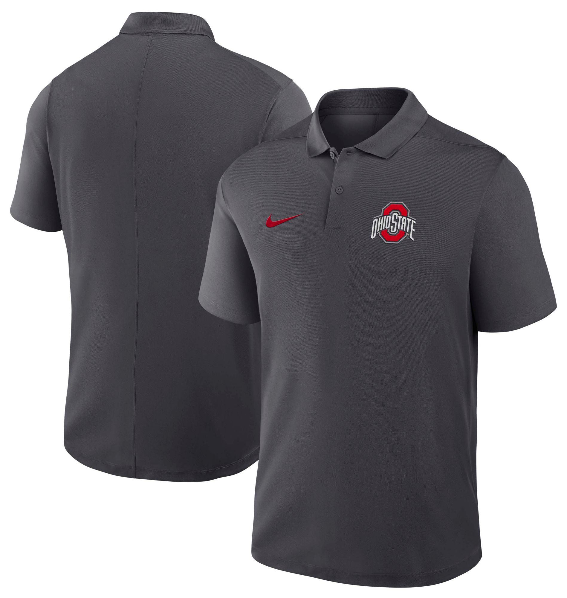 Nike Men's Ohio State Buckeyes Anthracite Victory Polo product image
