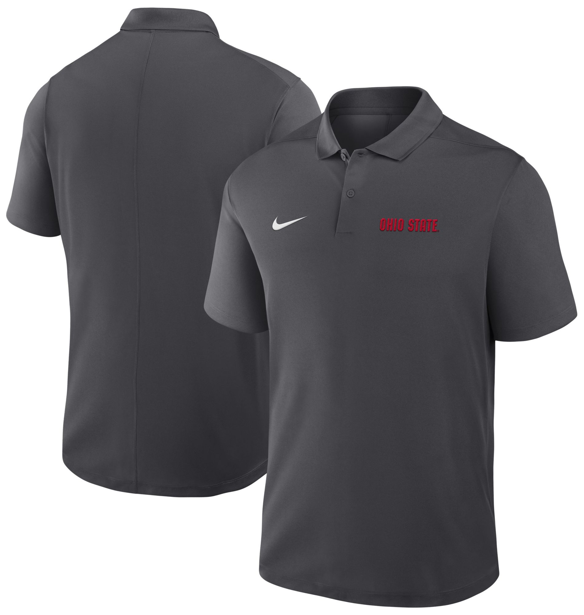 Nike Men's Ohio State Buckeyes Anthracite Dri-FIT Victory Polo product image