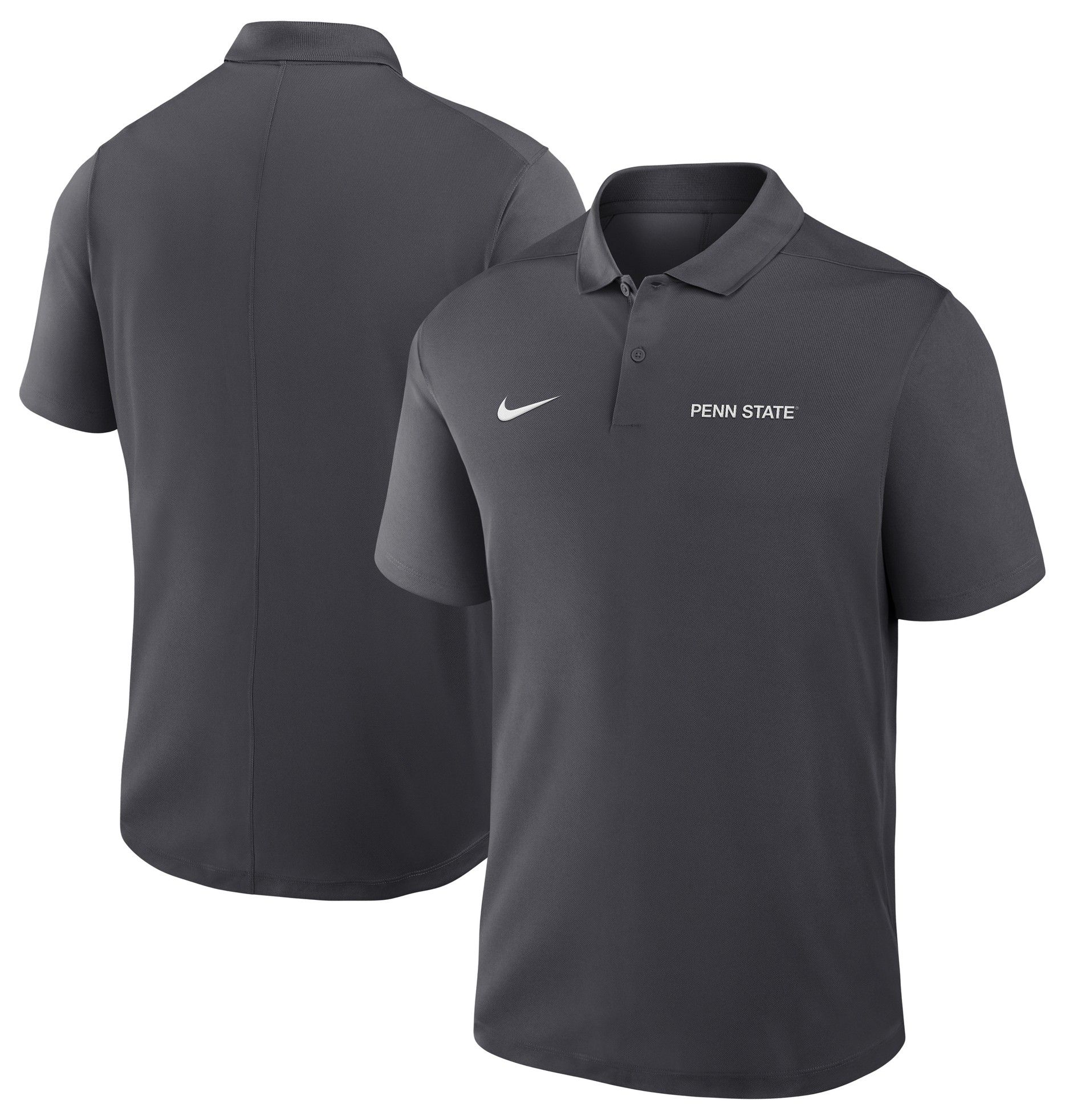 Nike Men's Penn State Nittany Lions Anthracite Dri-FIT Victory Wordmark Polo product image