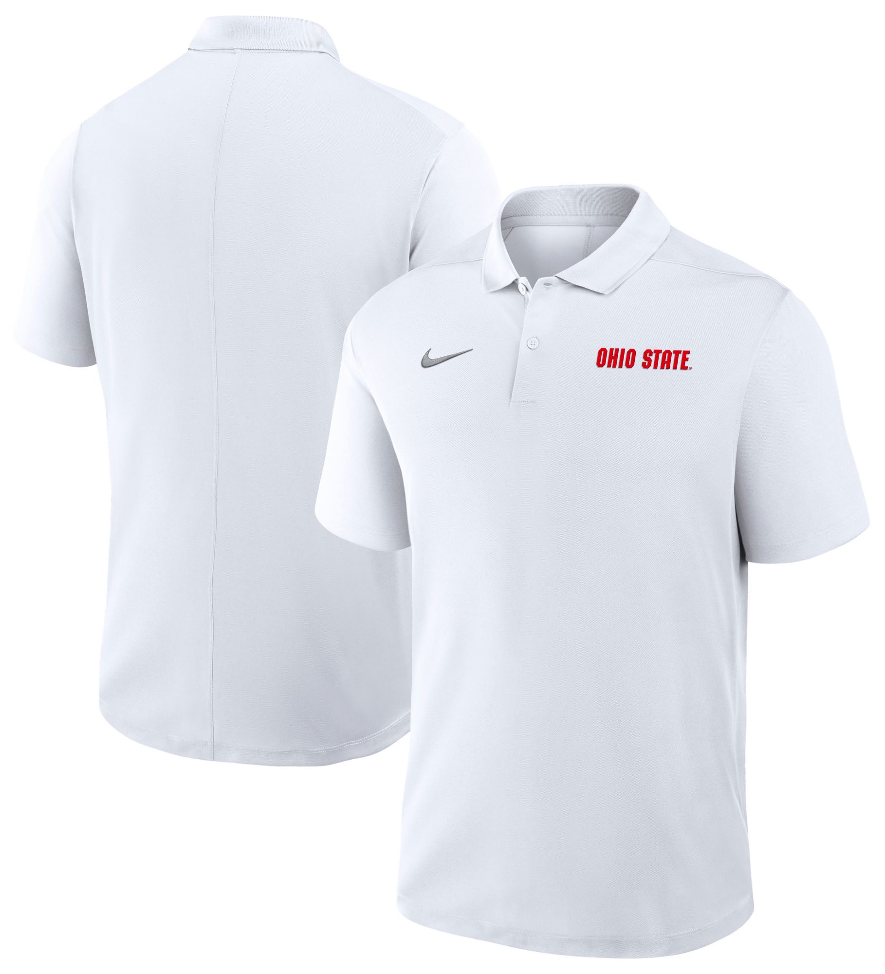 Nike Men's Ohio State Buckeyes White Wordmark Victory Polo product image