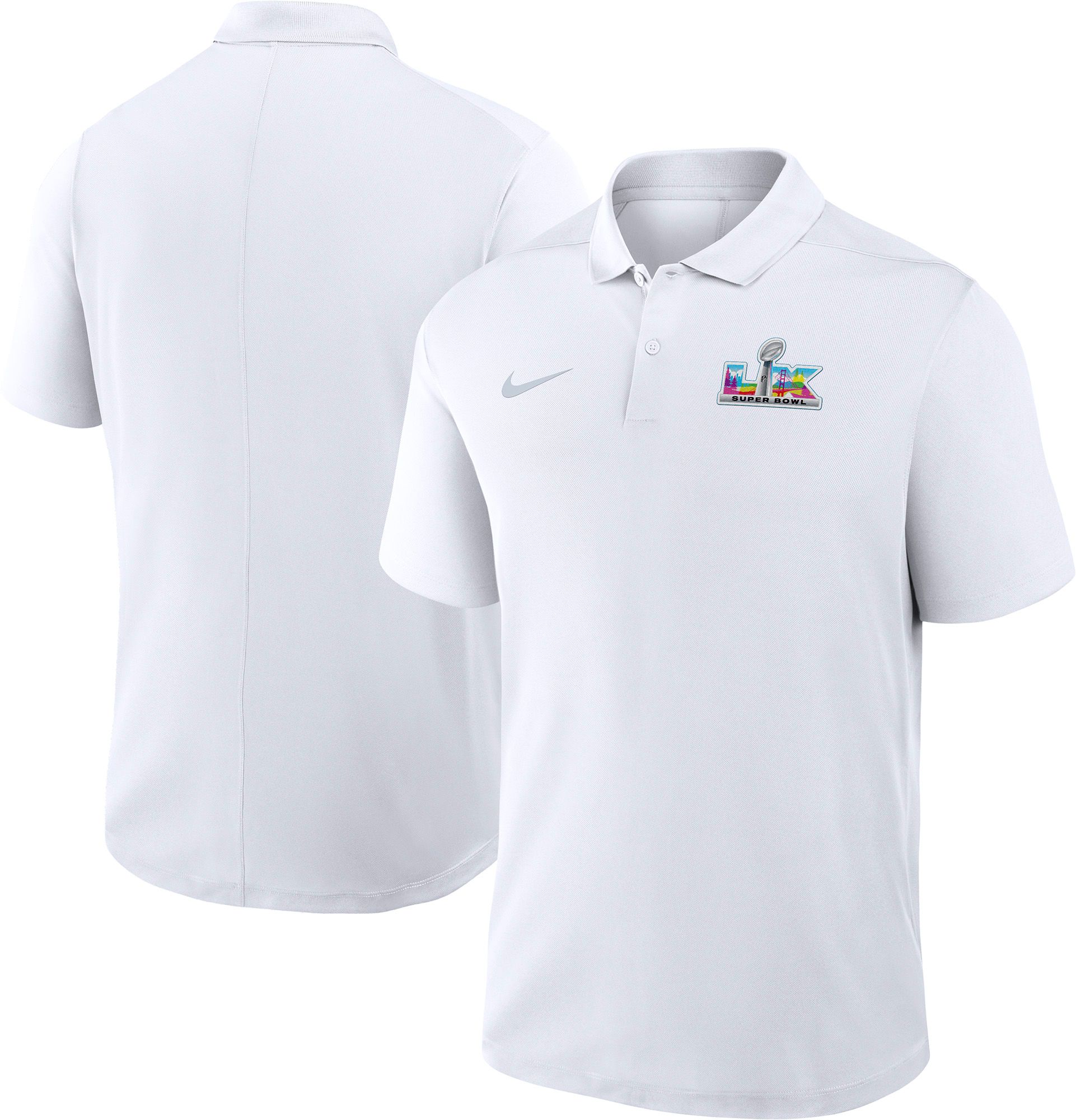 Nike Men's 2025-26 Super Bowl LX White Dri-FIT Victory Polo product image