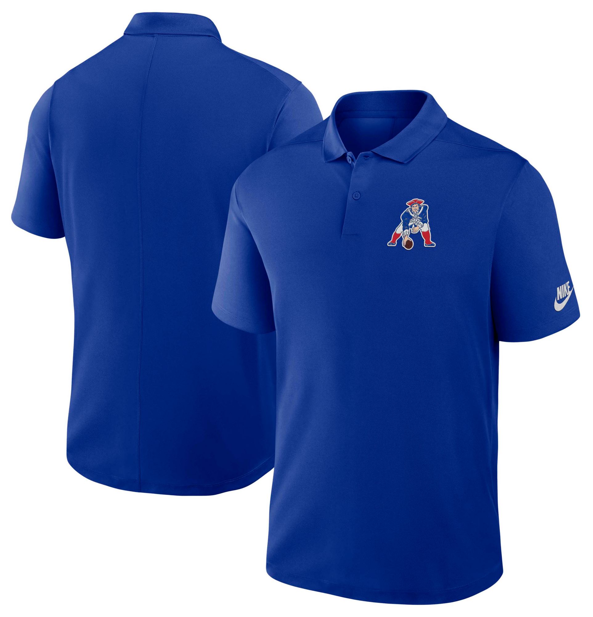 Nike Men's New England Patriots Old Royal Rewind Polo product image