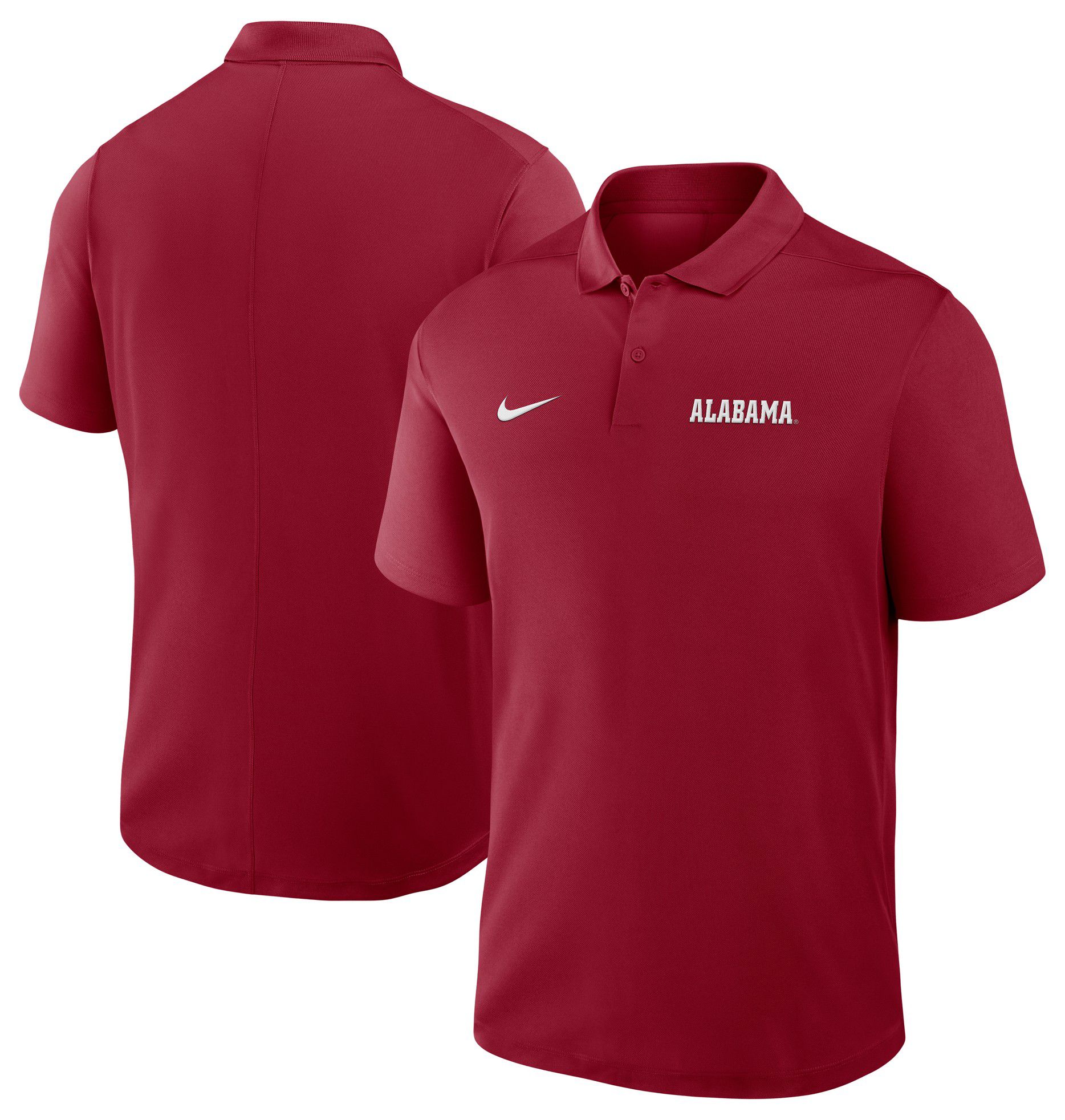 Nike Men's Alabama Crimson Tide Crimson Dri-FIT Victory Wordmark Polo product image