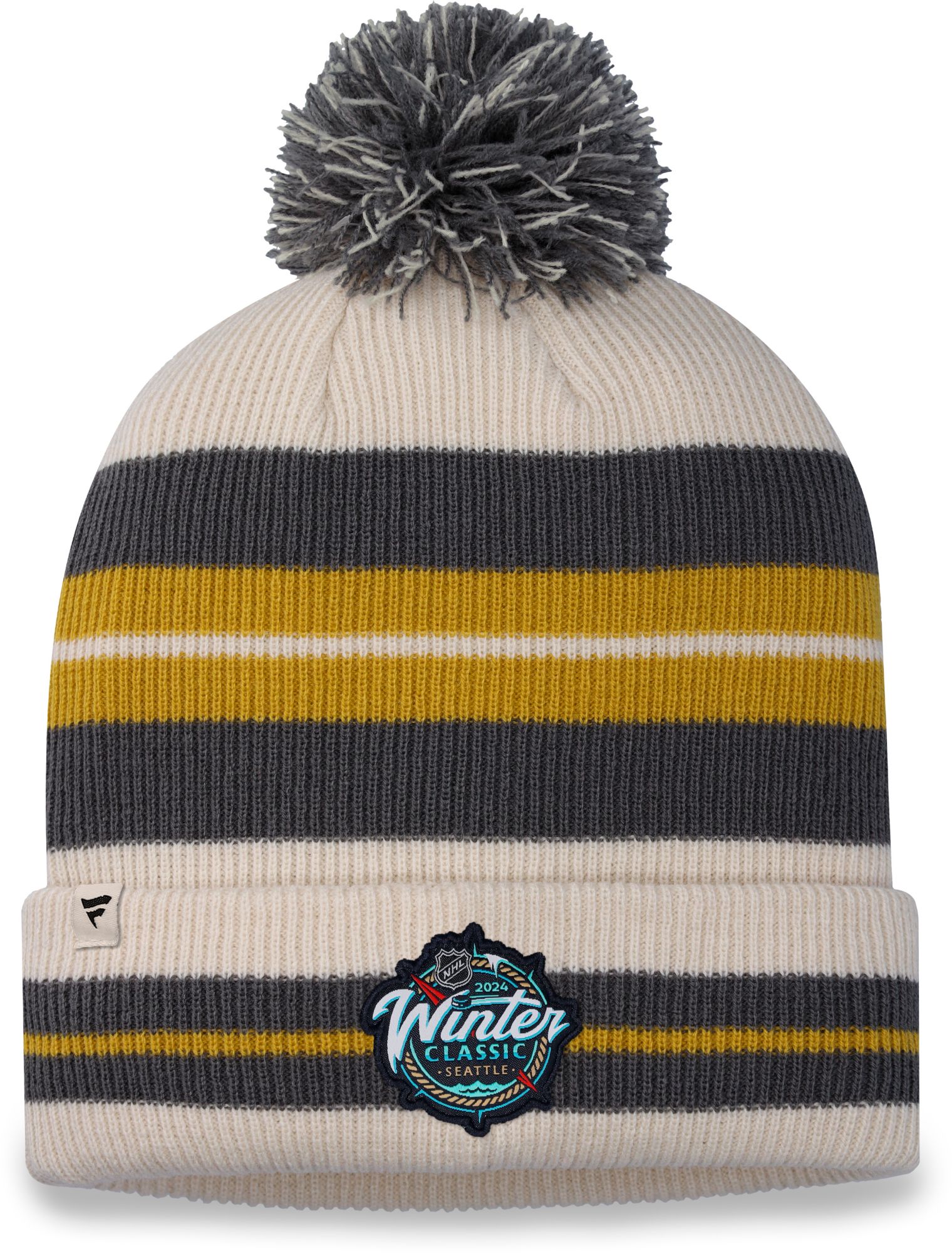 NHL Adult 2023-2024 Winter Classic Vegas Golden Knights Pom Knit Beanie