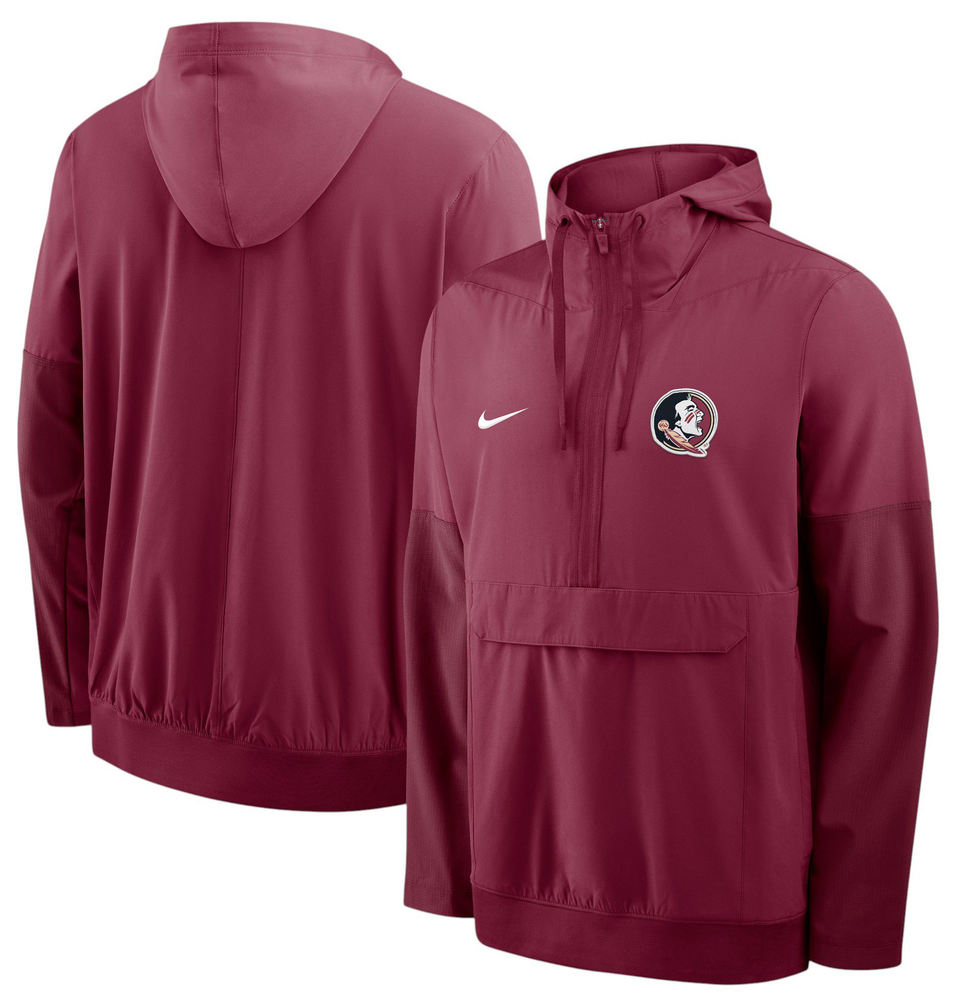 Nike Men's Florida State Seminoles Team Maroon Gameday Anorak Jacket product image