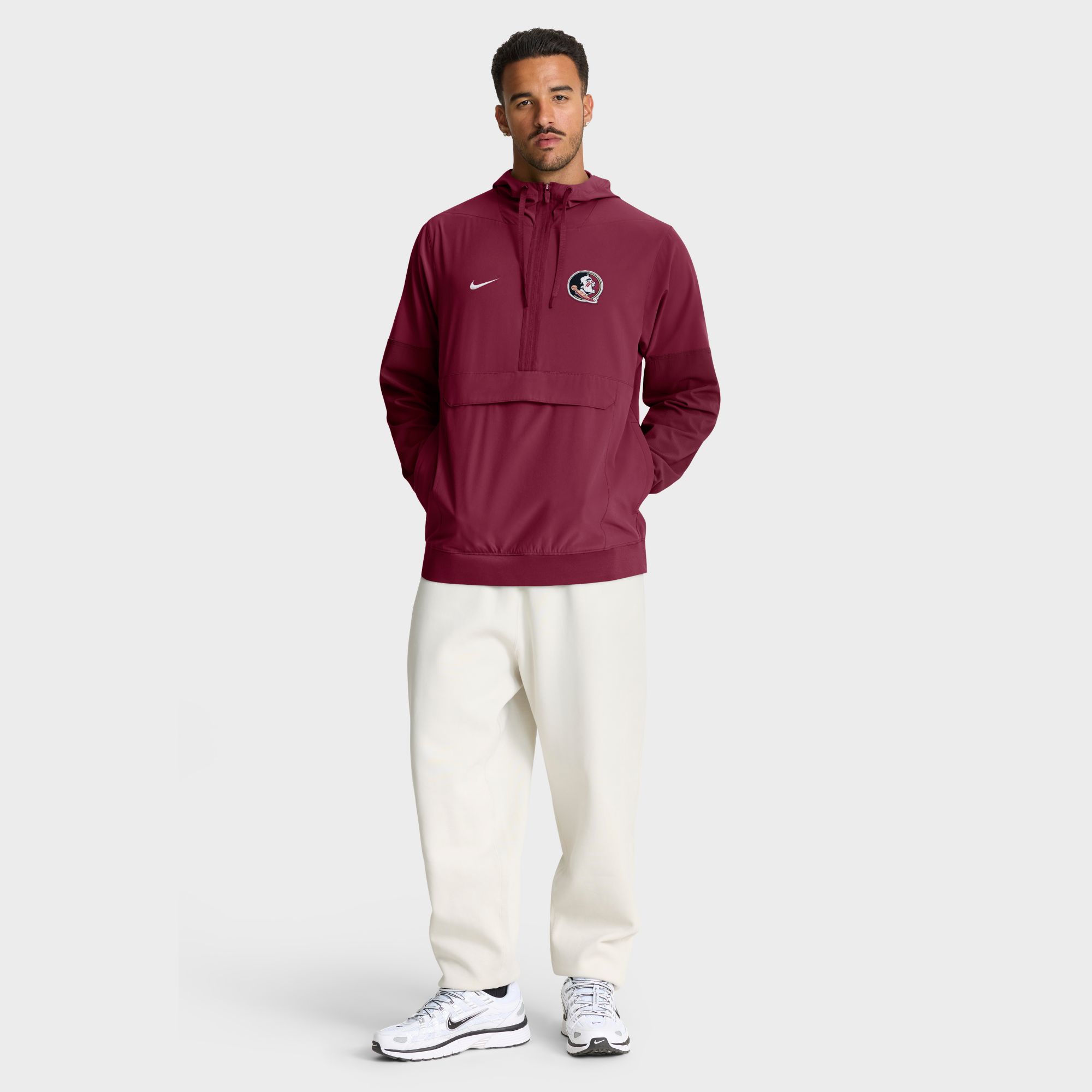 Nike Men's Florida State Seminoles Team Maroon Gameday Anorak Jacket product image