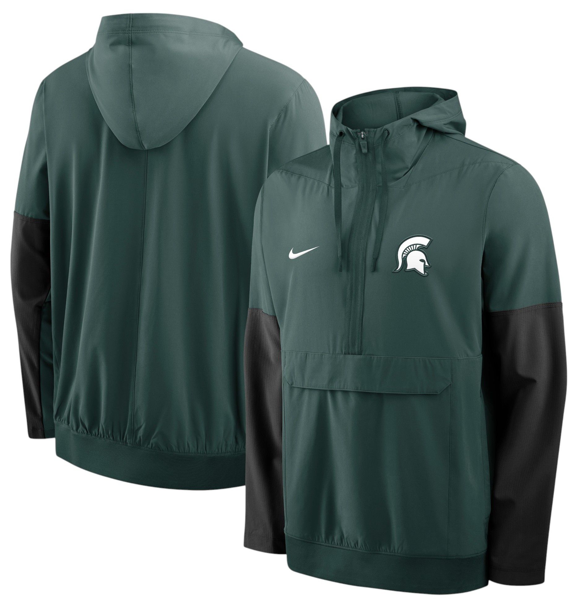 Nike Men's Michigan State Spartans Pro Green Gameday Anorak Jacket product image