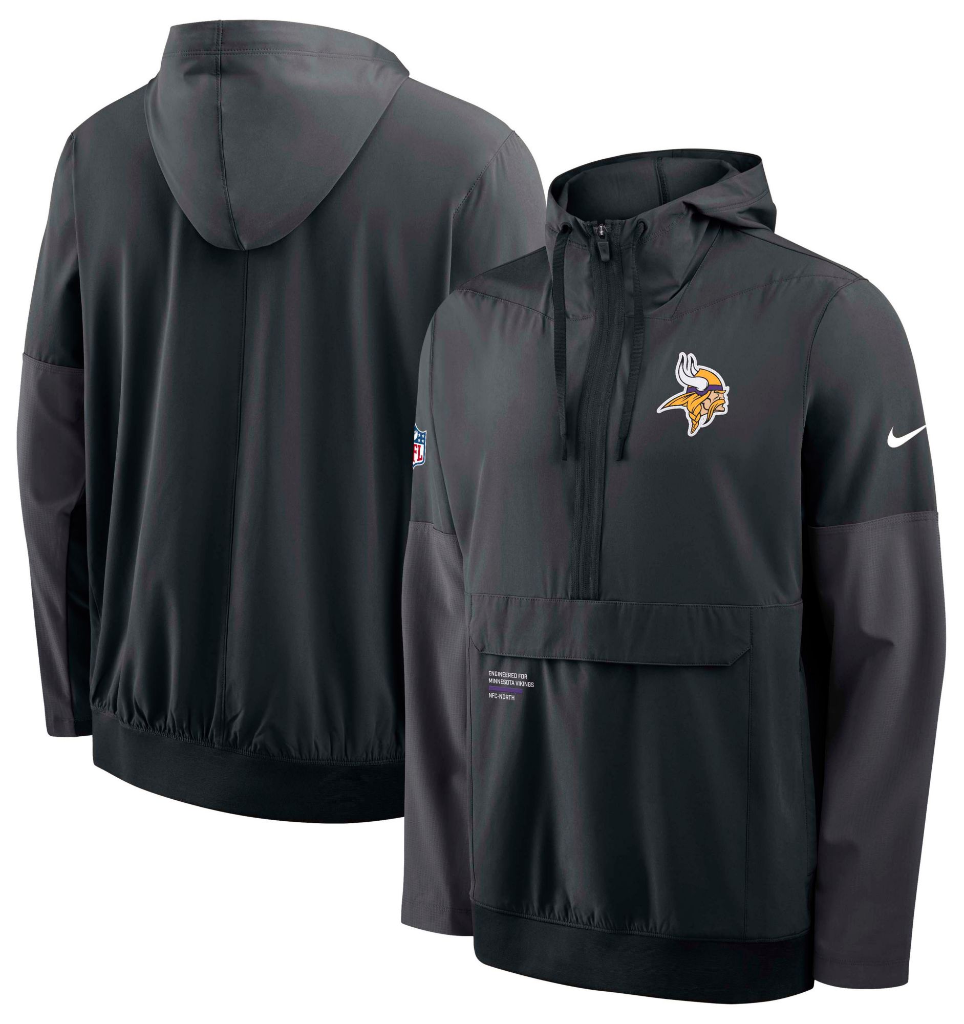 Nike Men's Minnesota Vikings Black Logo Anorak product image