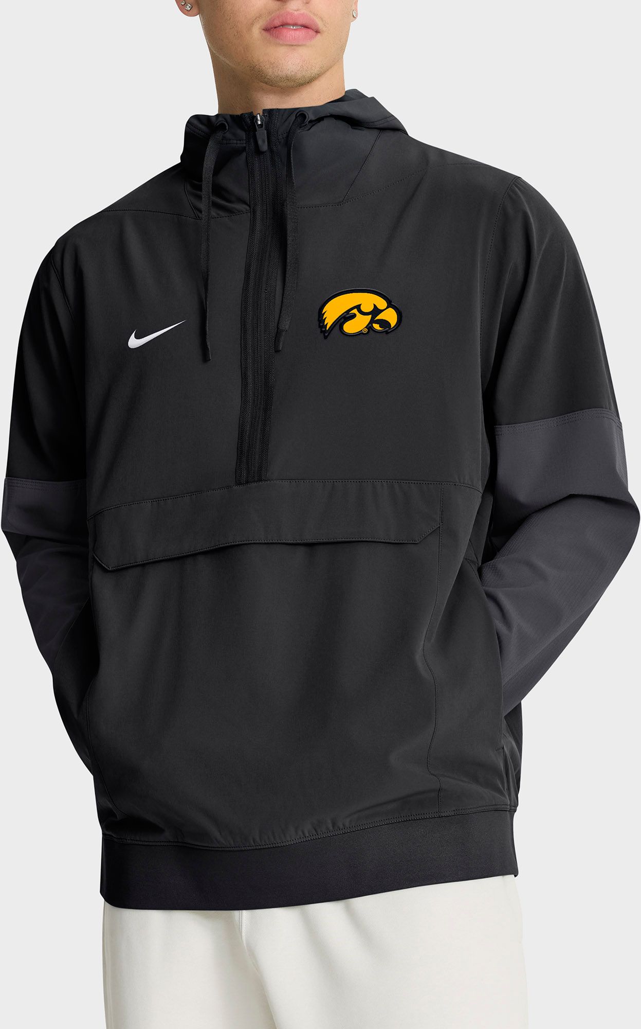 Nike Men's Iowa Hawkeyes Black Gameday Anorak Jacket product image