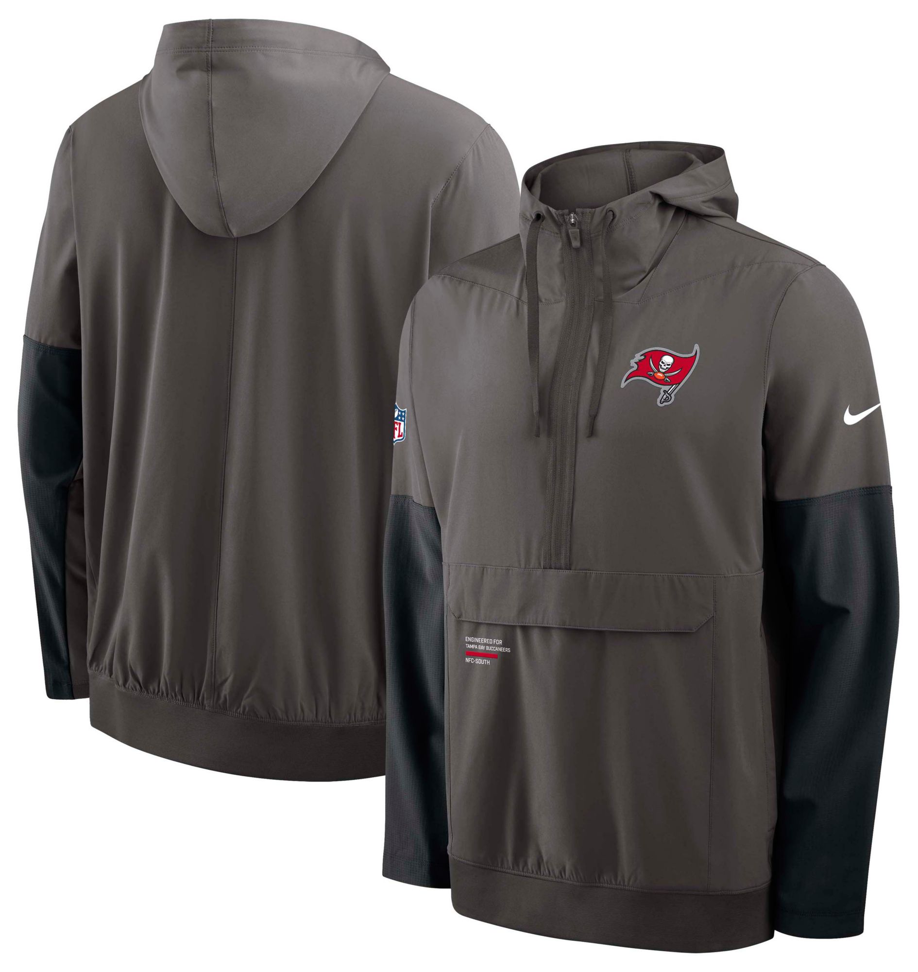 Nike Men's Tampa Bay Buccaneers Deep Pewter Logo Anorak product image