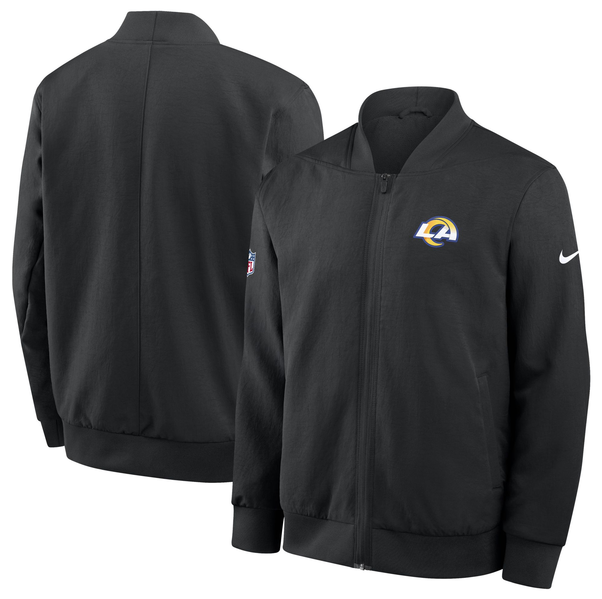 Nike Men's Los Angeles Rams Black Logo Bomber Jacket product image