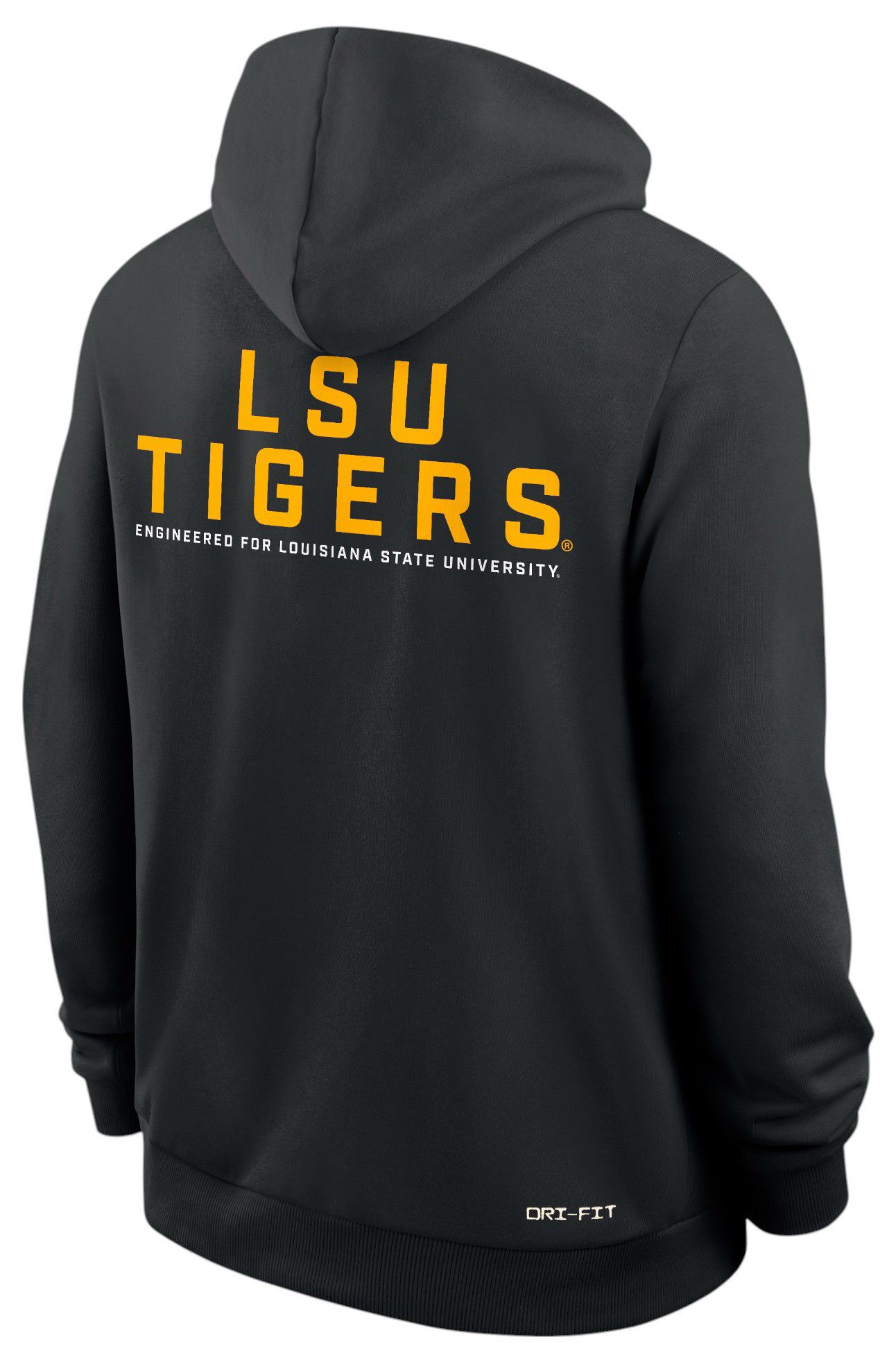 Nike Men's LSU Tigers Black Dri-FIT Sideline Full-Zip Hoodie product image