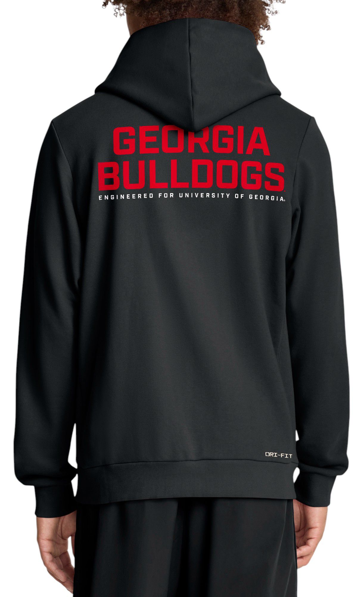 Nike Men's Georgia Bulldogs Black Dri-FIT Sideline Full-Zip Hoodie product image