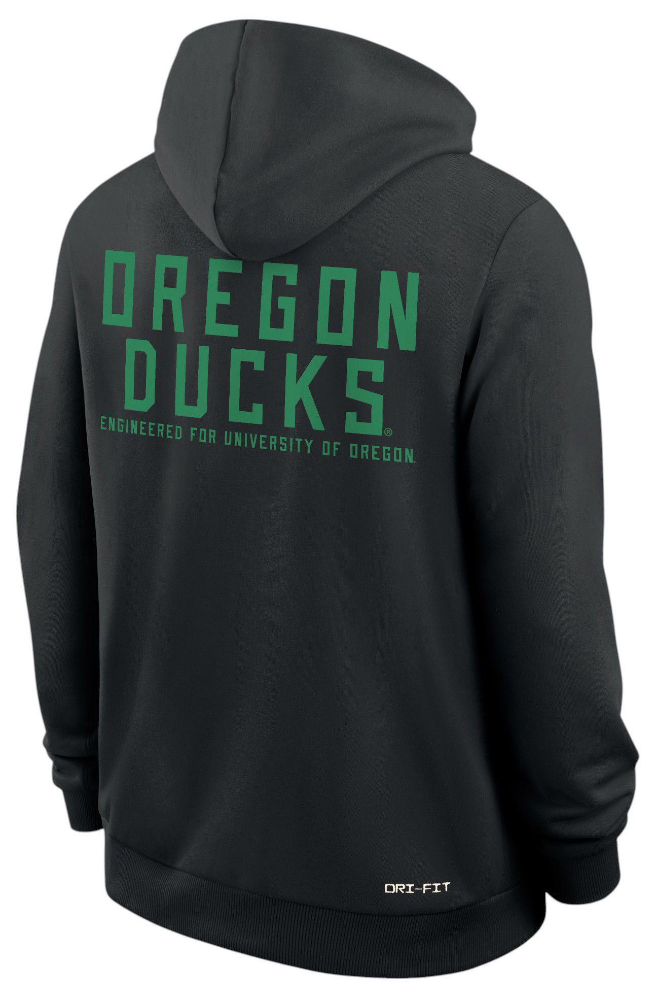 Nike Men's Oregon Ducks Black Dri-FIT Sideline Full-Zip Hoodie product image