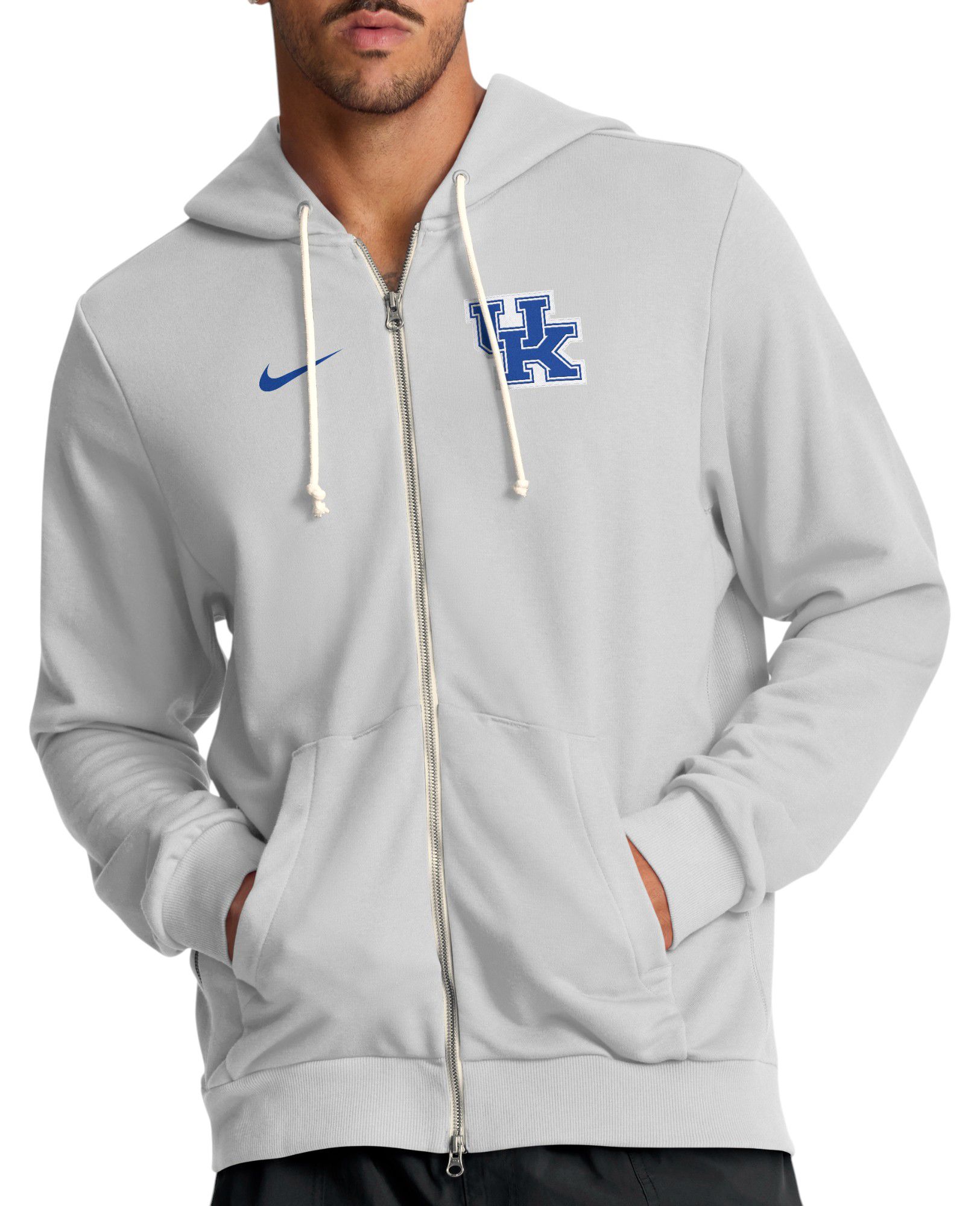 Nike Men's Kentucky Wildcats Photon Dust Dri-FIT Sideline Full-Zip Hoodie product image