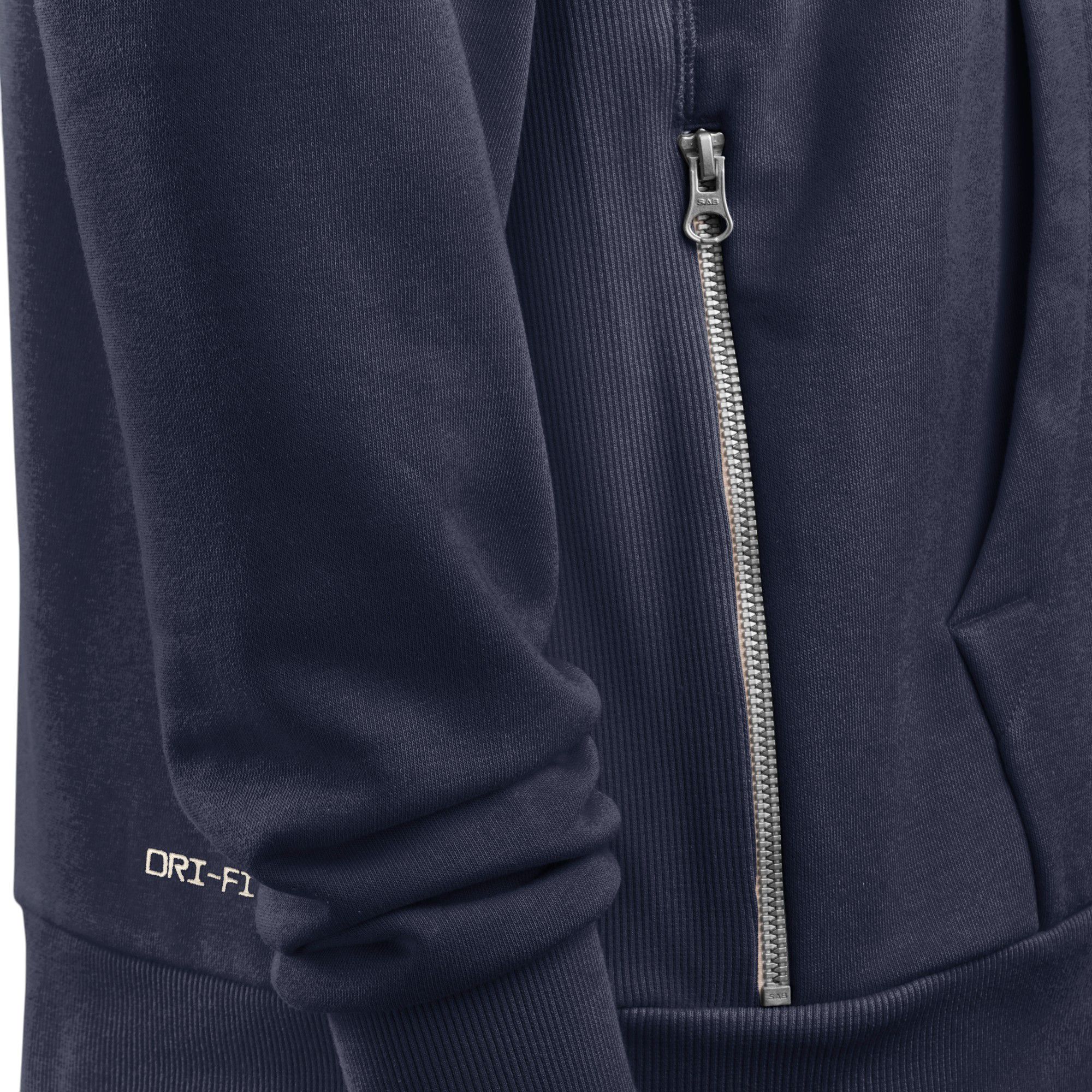 Nike Men's Penn State Nittany Lions College Navy Dri-FIT Sideline Full-Zip Hoodie product image