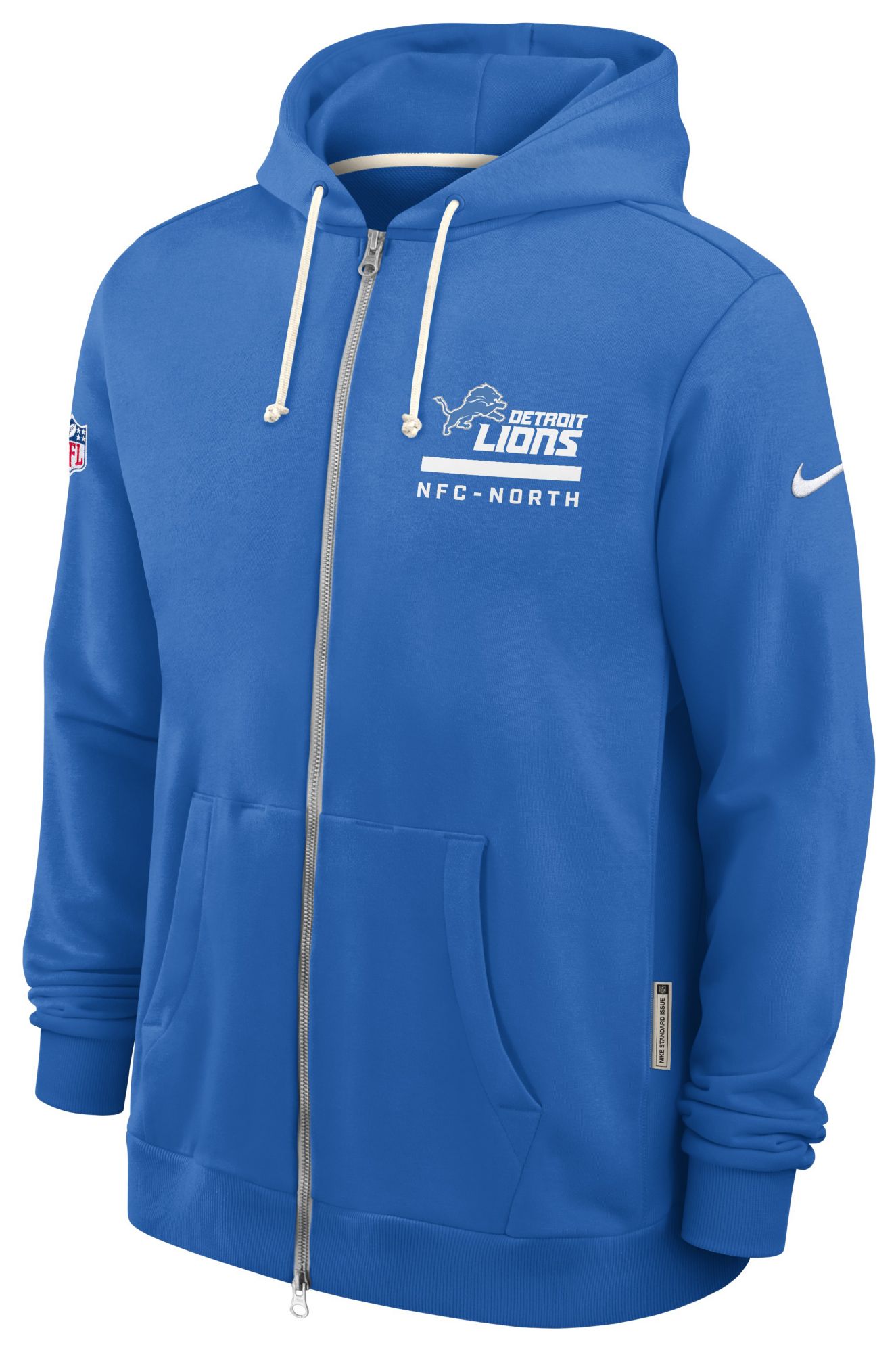 Nike Men's Detroit Lions Blue Spark Standard Issue Full Zip Jacket