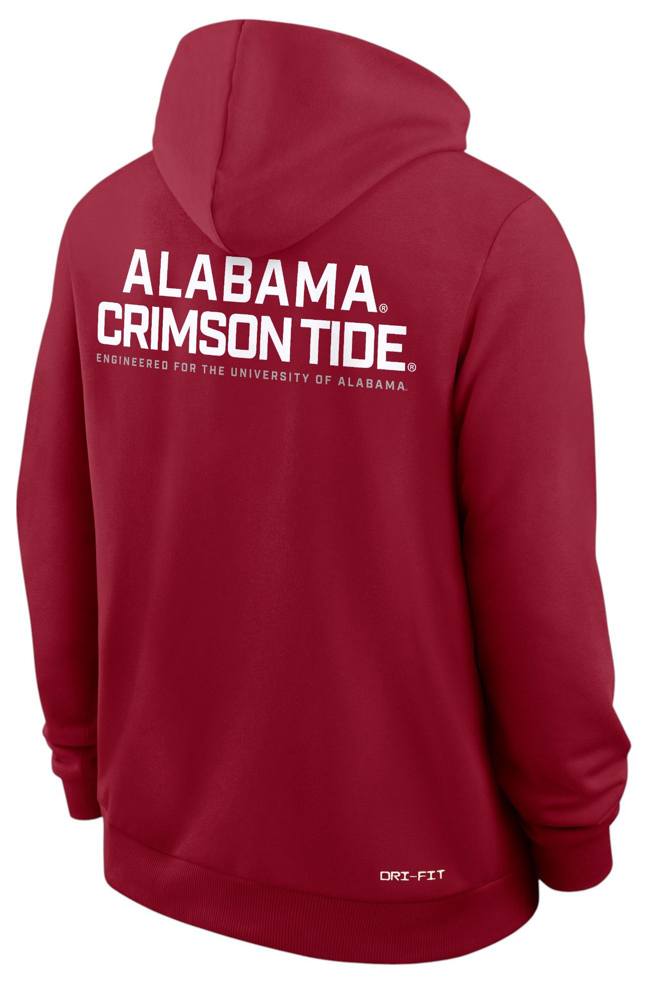 Nike Men's Alabama Crimson Tide Team Crimson Dri-FIT Sideline Full-Zip Hoodie product image