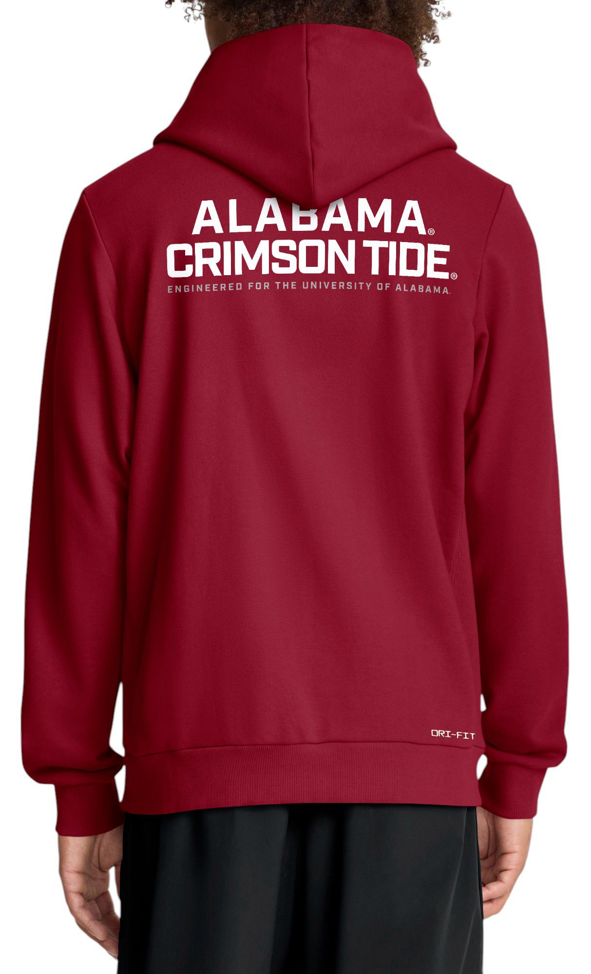 Nike Men's Alabama Crimson Tide Team Crimson Dri-FIT Sideline Full-Zip Hoodie product image