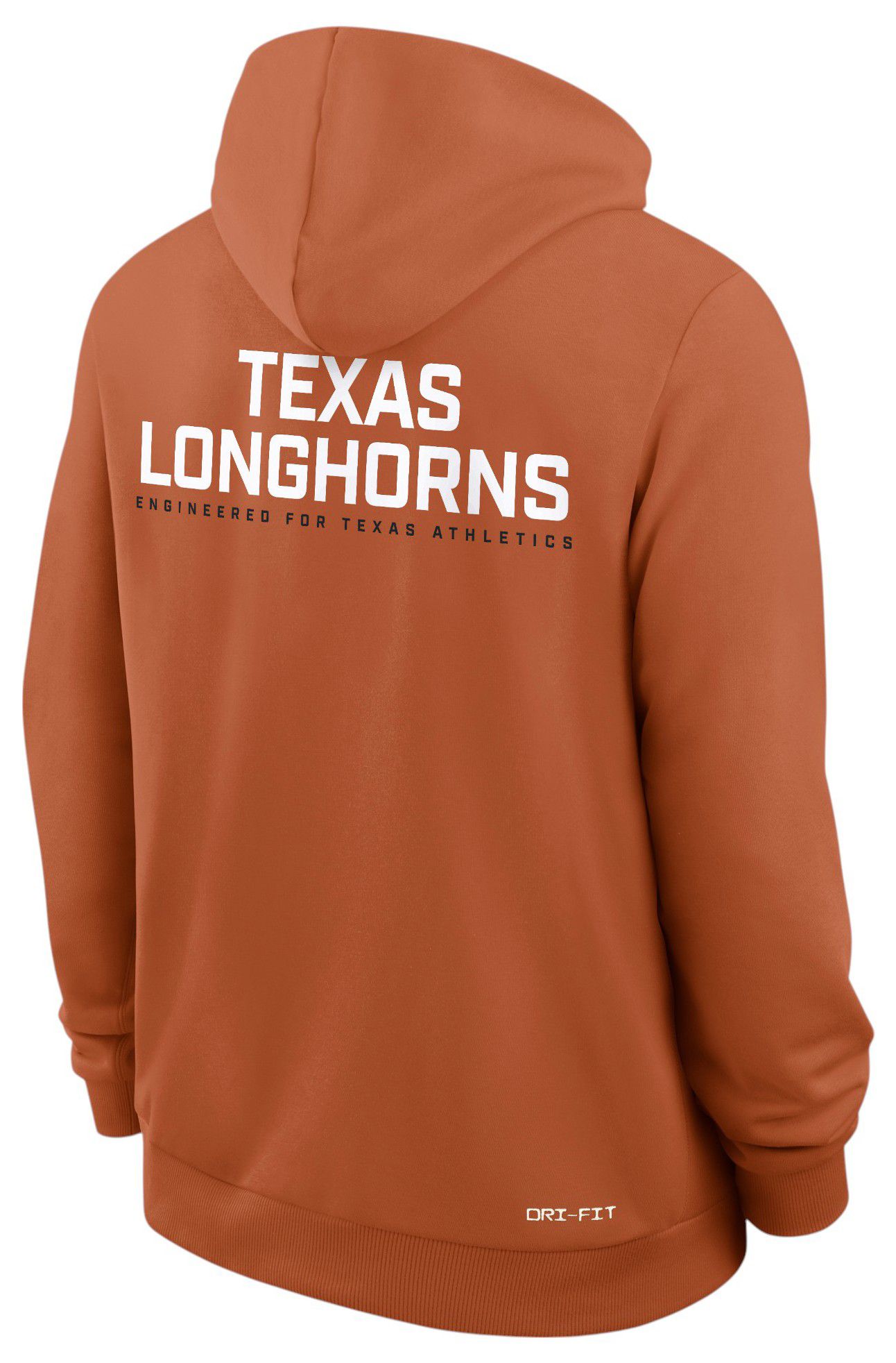 Nike Men's Texas Longhorns Desert Orange Dri-FIT Sideline Full-Zip Hoodie product image