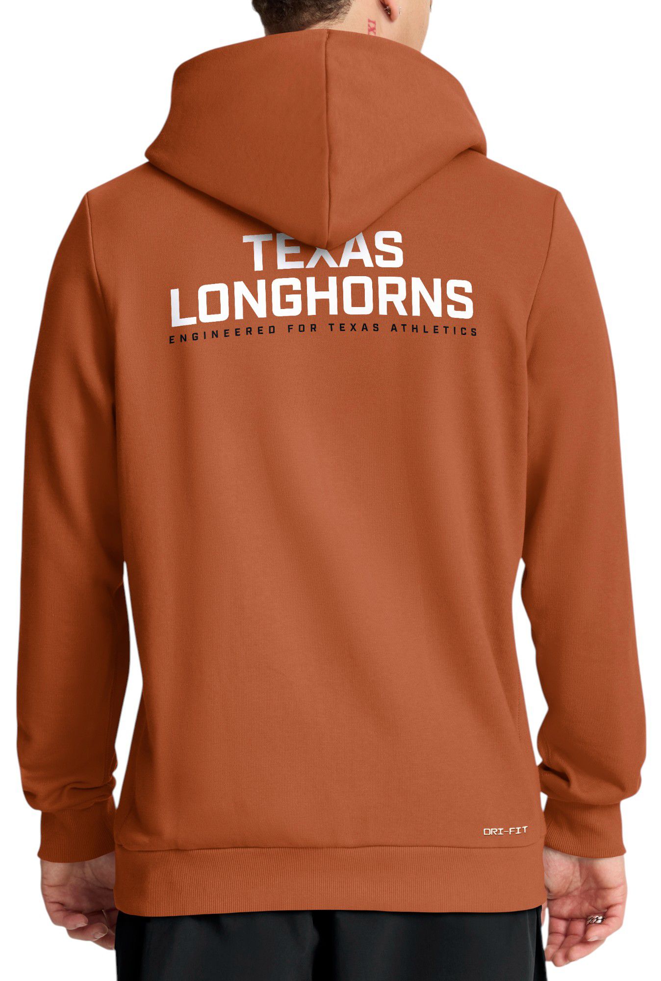 Nike Men's Texas Longhorns Desert Orange Dri-FIT Sideline Full-Zip Hoodie product image