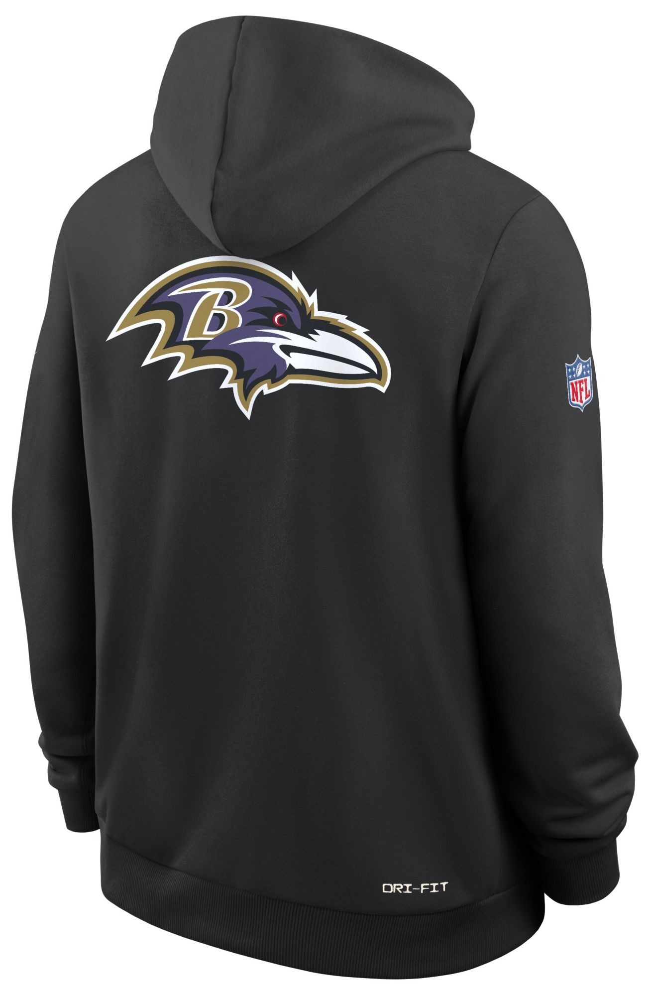 Nike Men's Baltimore Ravens Black Sideline Alternate Retro Hoodie