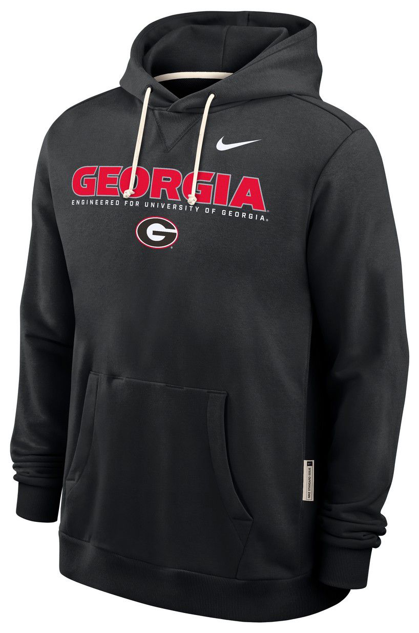 Nike Men's Georgia Bulldogs Black Dri-FIT Standard Issue Pullover Hoodie product image