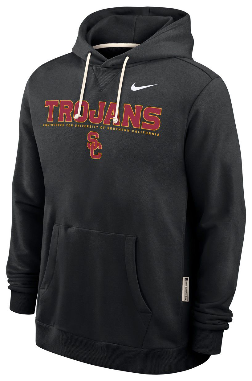 Nike Men's USC Trojans Black Dri-FIT Standard Issue Pullover Hoodie product image