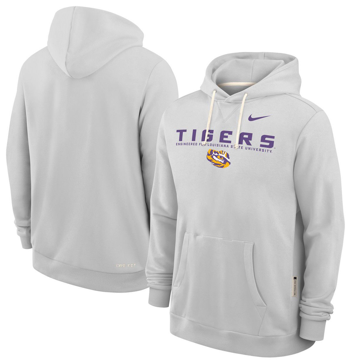 Nike Men's LSU Tigers Photon Dust Dri-FIT Standard Issue Pullover Hoodie product image