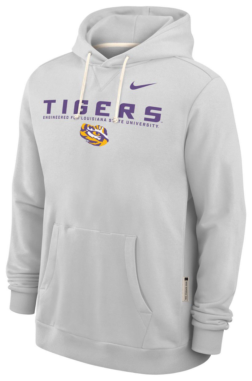 Nike Men's LSU Tigers Photon Dust Dri-FIT Standard Issue Pullover Hoodie product image