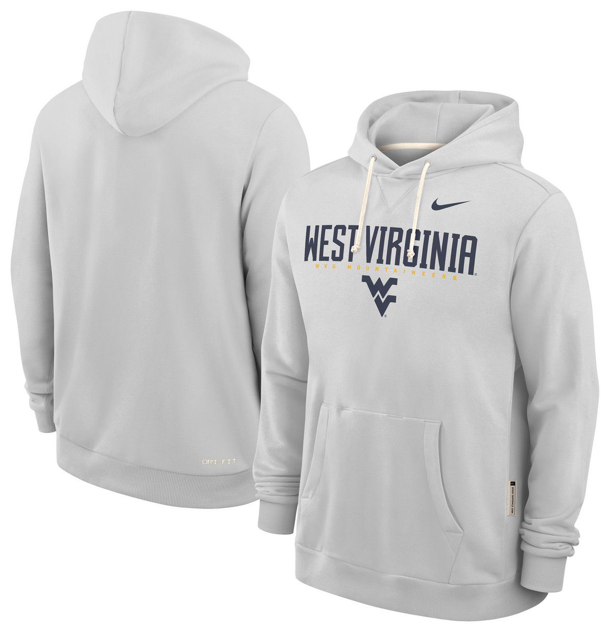 Nike Men's West Virginia Mountaineers Photon Dust Dri-FIT Standard Issue Pullover Hoodie product image