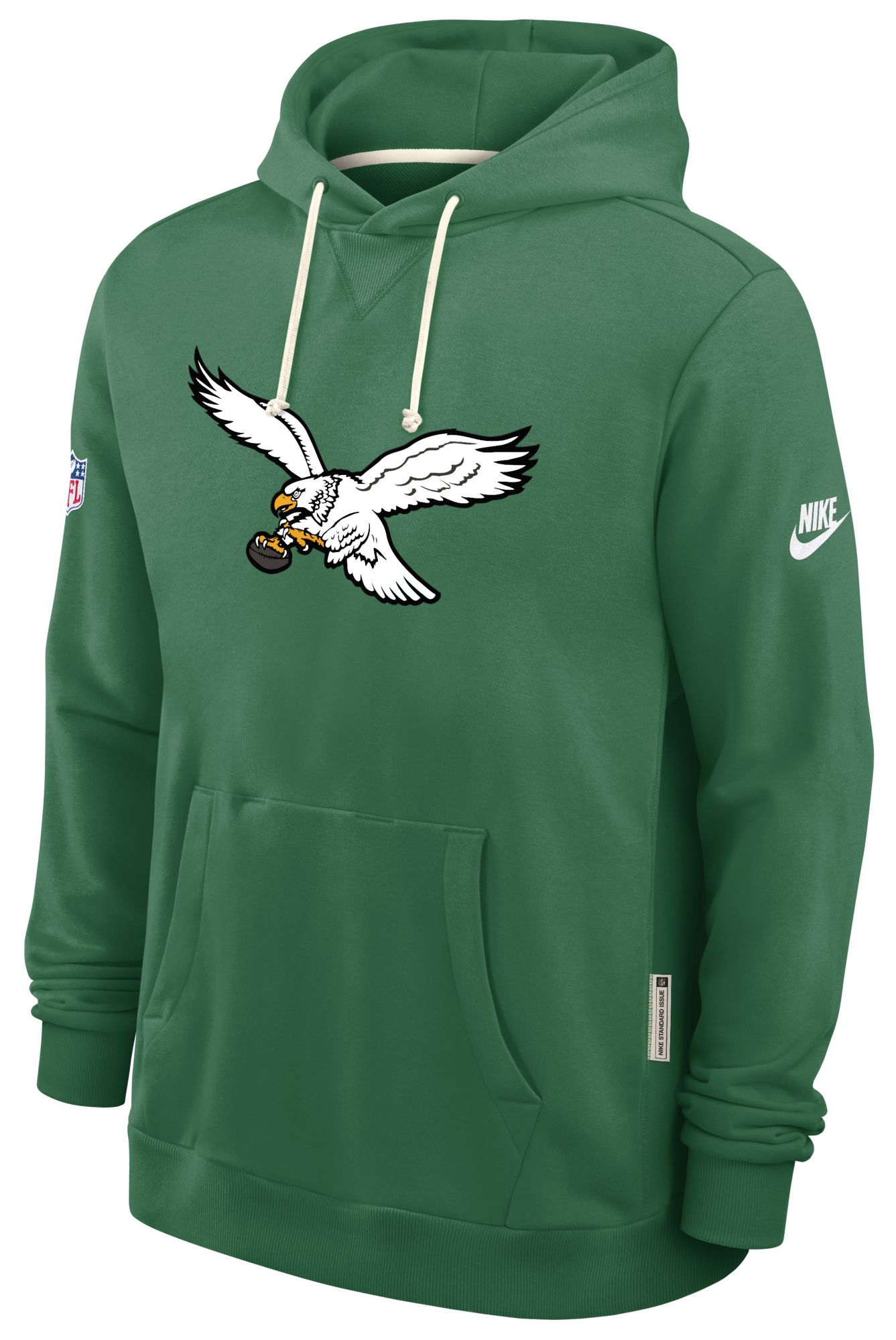 Nike Men's Philadelphia Eagles Pine Green Alt Retro Logo Pullover Hoodie product image