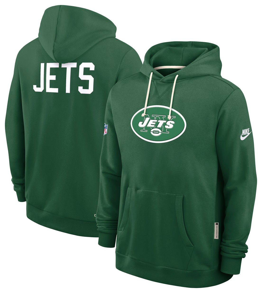 Nike Men's New York Jets Sport Green Retro Pullover Hoodie product image