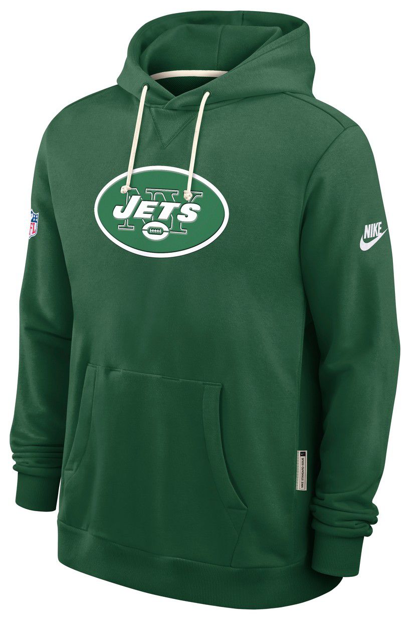 Nike Men's New York Jets Sport Green Retro Pullover Hoodie product image